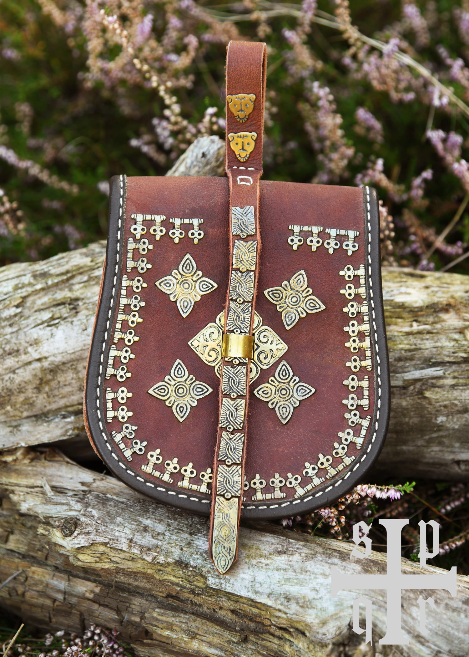 Imagen única de: Bolso Birka, Riñonera Vikinga Fabricada En Piel.