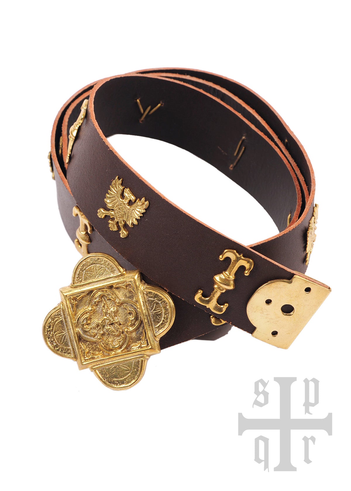 Imagen única de: Cinturón Medieval De Piel San Jorge, Varios Colores