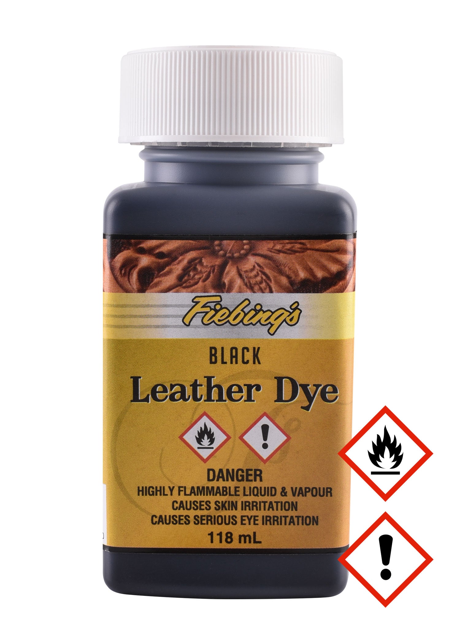 Imagen única de: Fiebing's Leather Dye, Tinte Para Cuero, Negro, Botella De 118 Ml