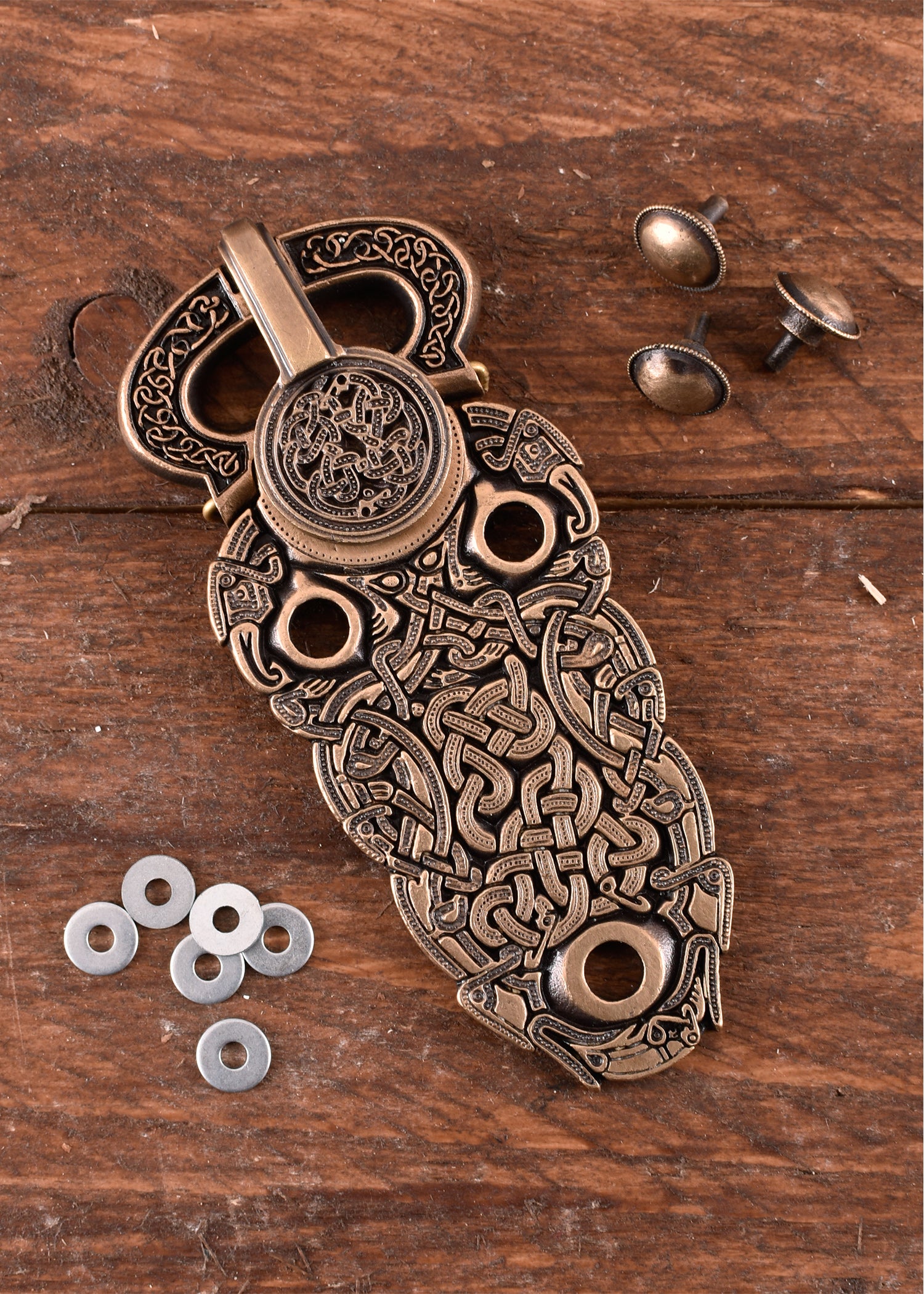 Imagen única de: Hebilla De Cinturón De Latón Sutton Hoo