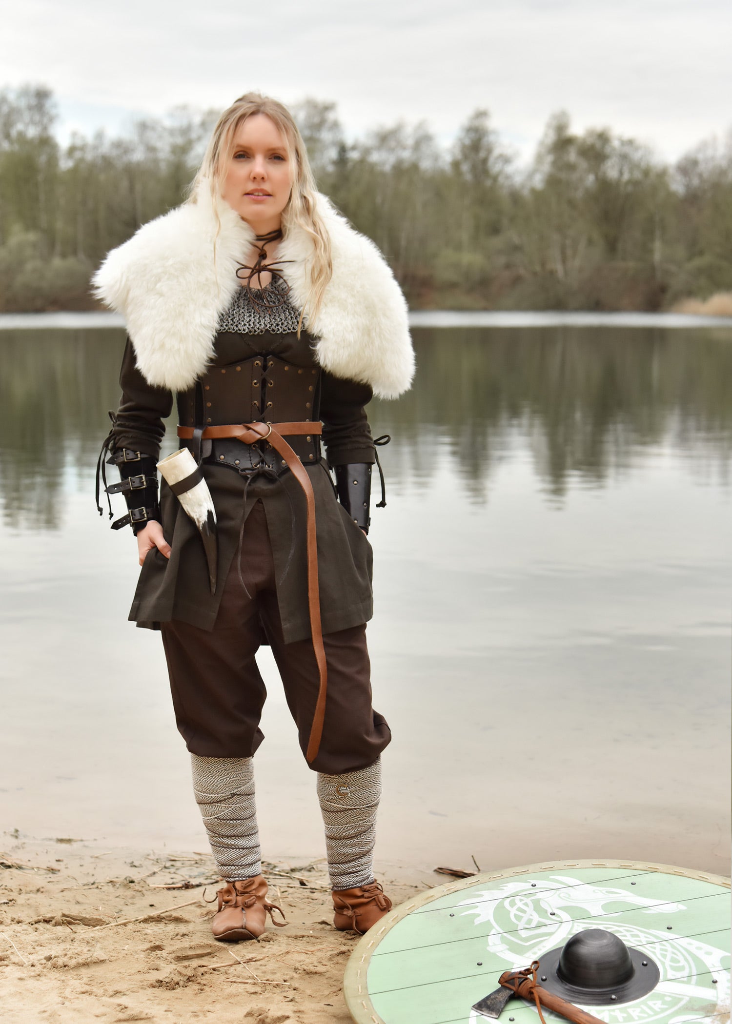 Imagen única de: Piel De Hombro De Piel De Cordero, Blanca