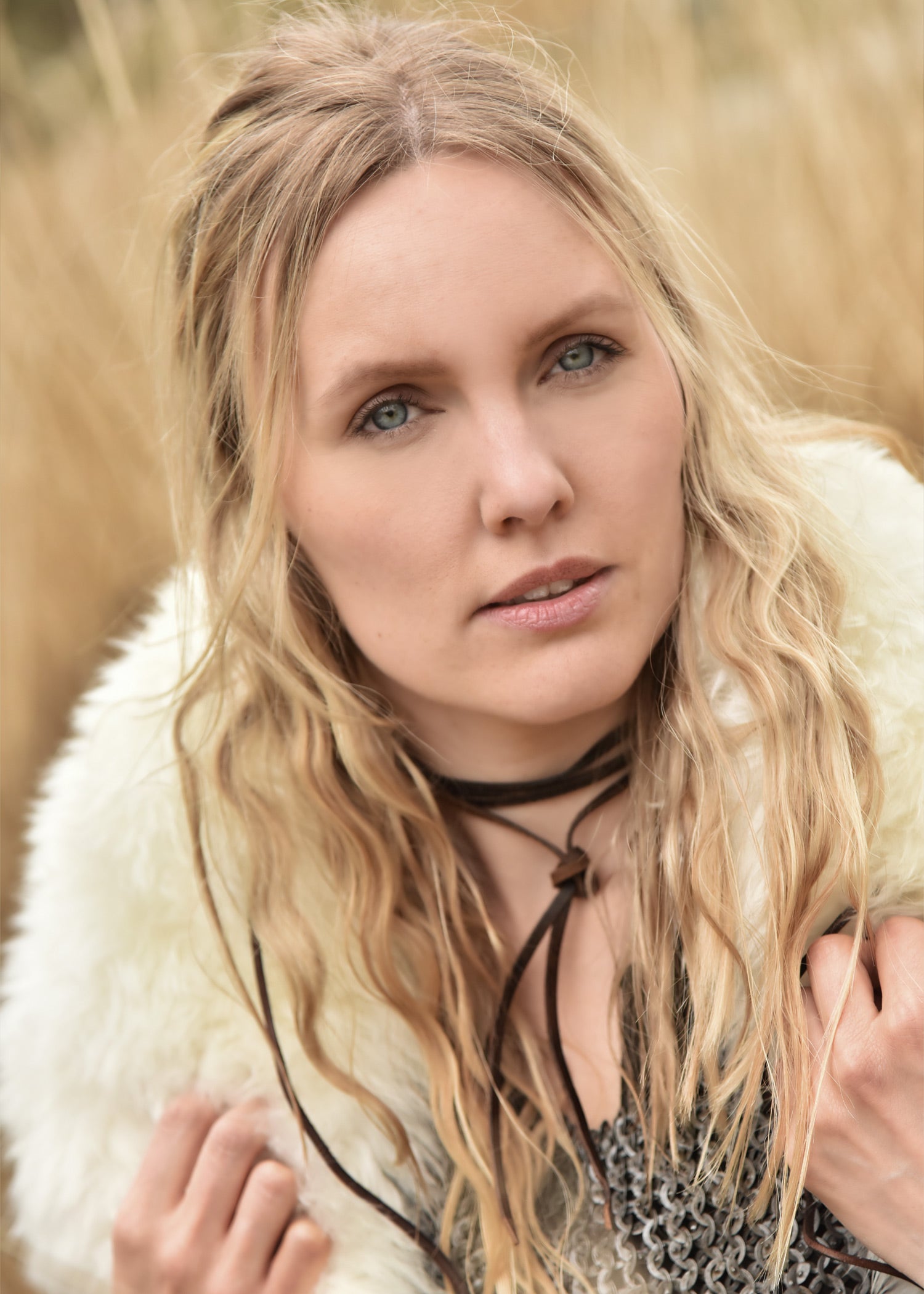 Imagen única de: Piel De Hombro De Piel De Cordero, Blanca