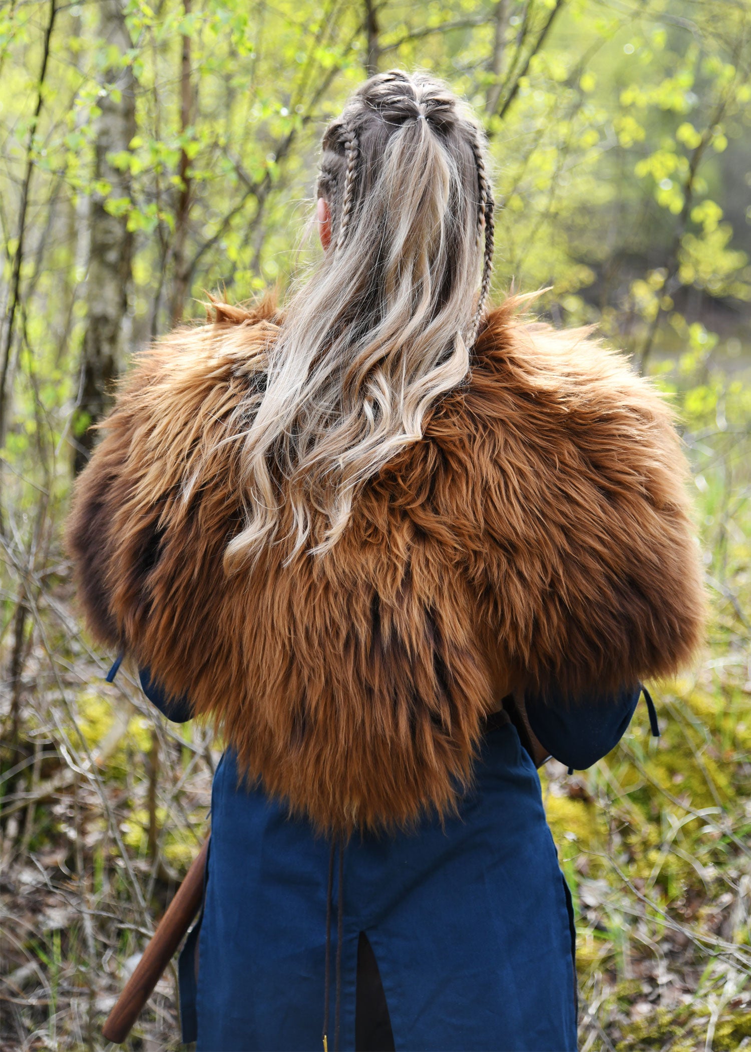 Imagen única de: Piel De Hombro Hecha De Piel De Caracol Nordland, Marrón Óxido