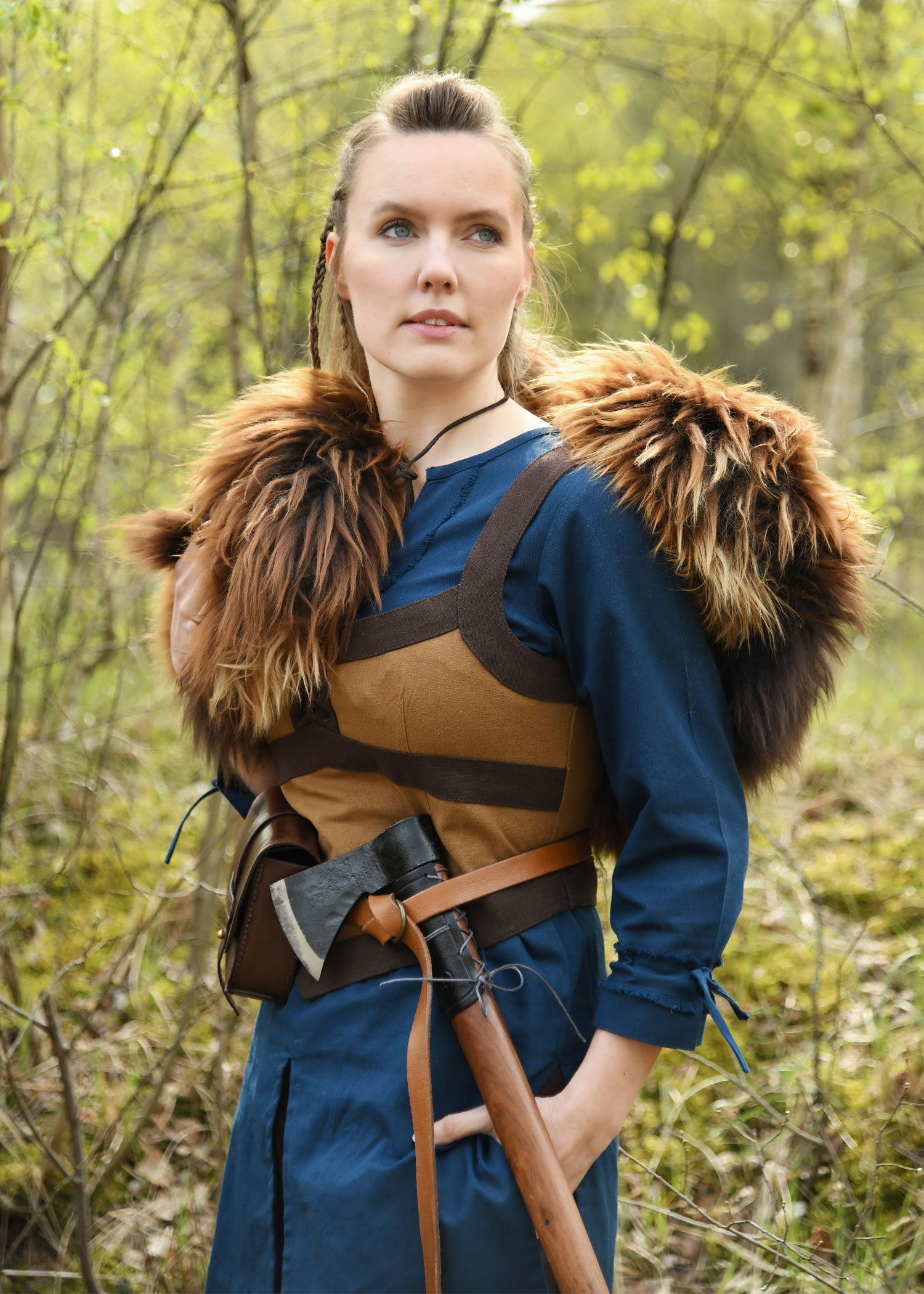 Imagen única de: Piel De Hombro Hecha De Piel De Caracol Nordland, Marrón Óxido