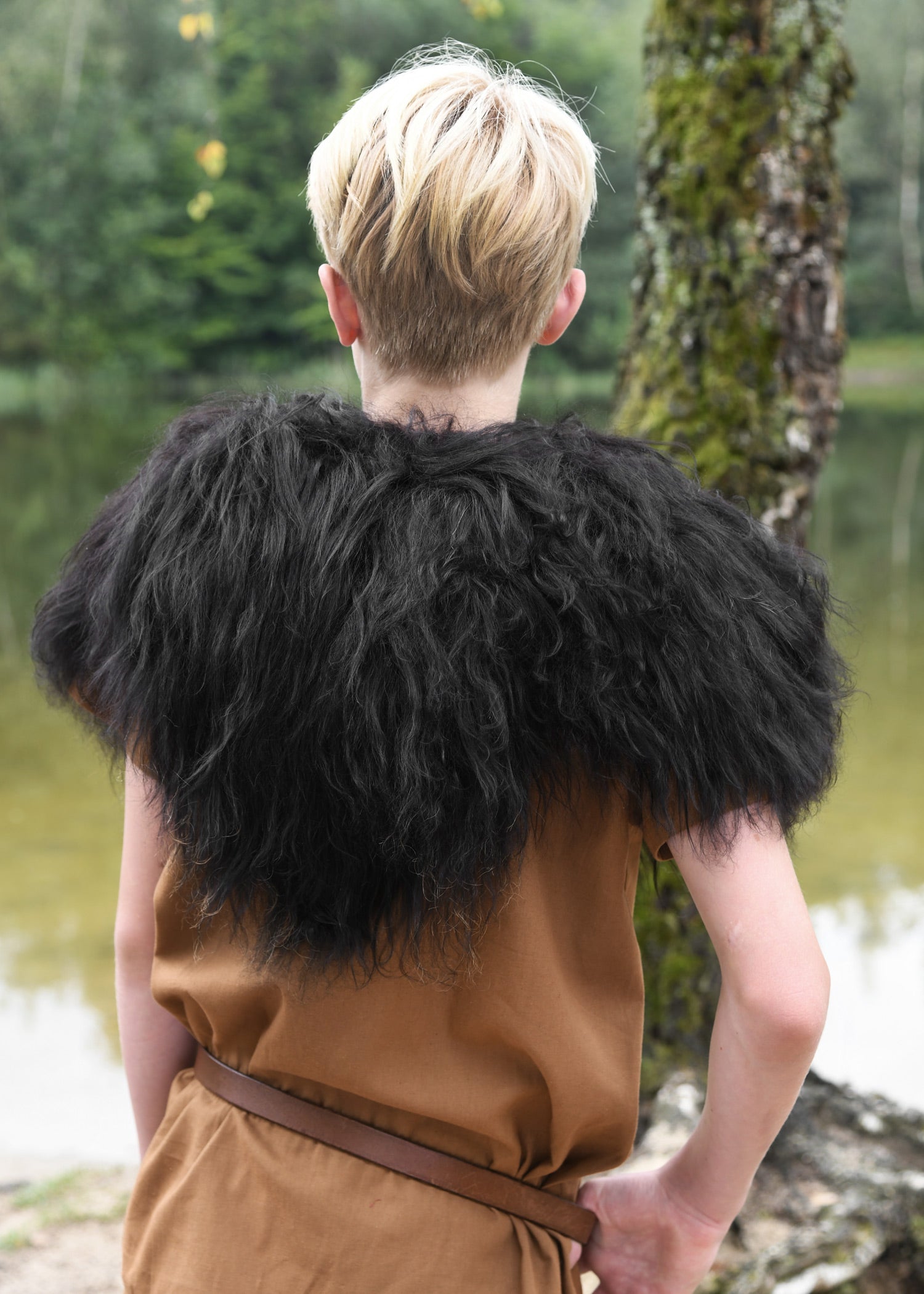 Imagen única de: Piel De Hombro De Piel De Caracol Nordland, Negra, Para Niños