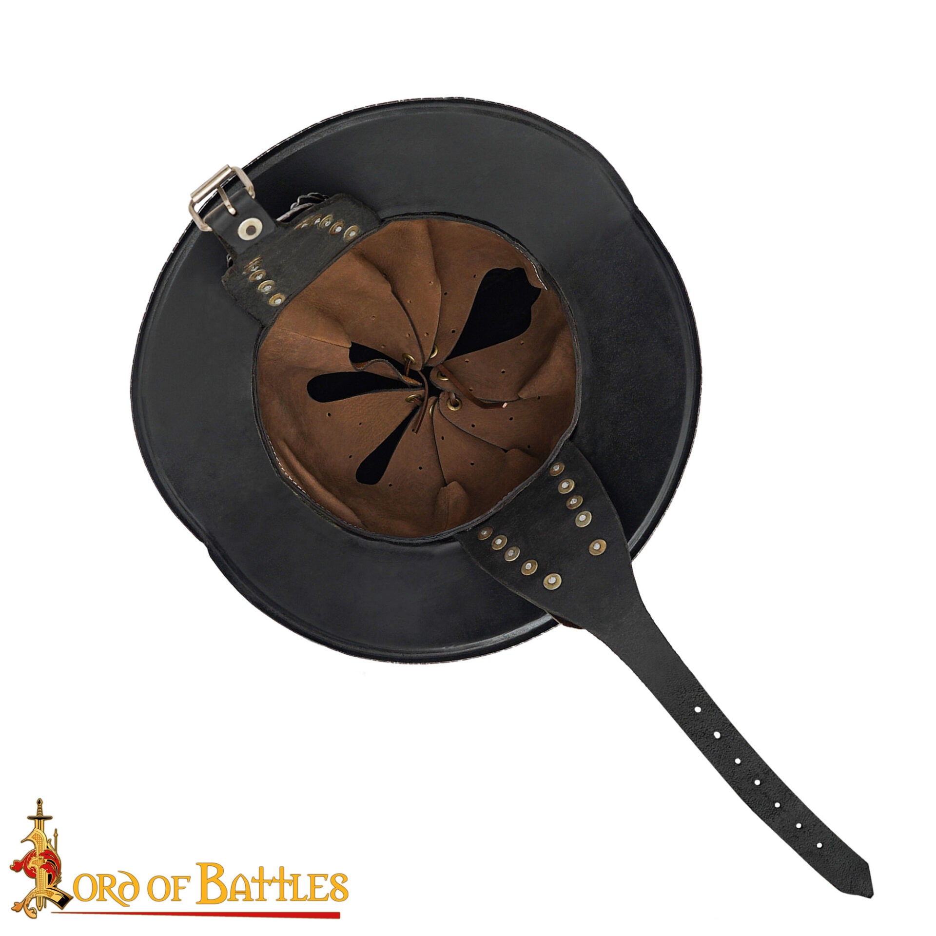 Imagen única de: Casco Morion de Acero con Penacho Rojo