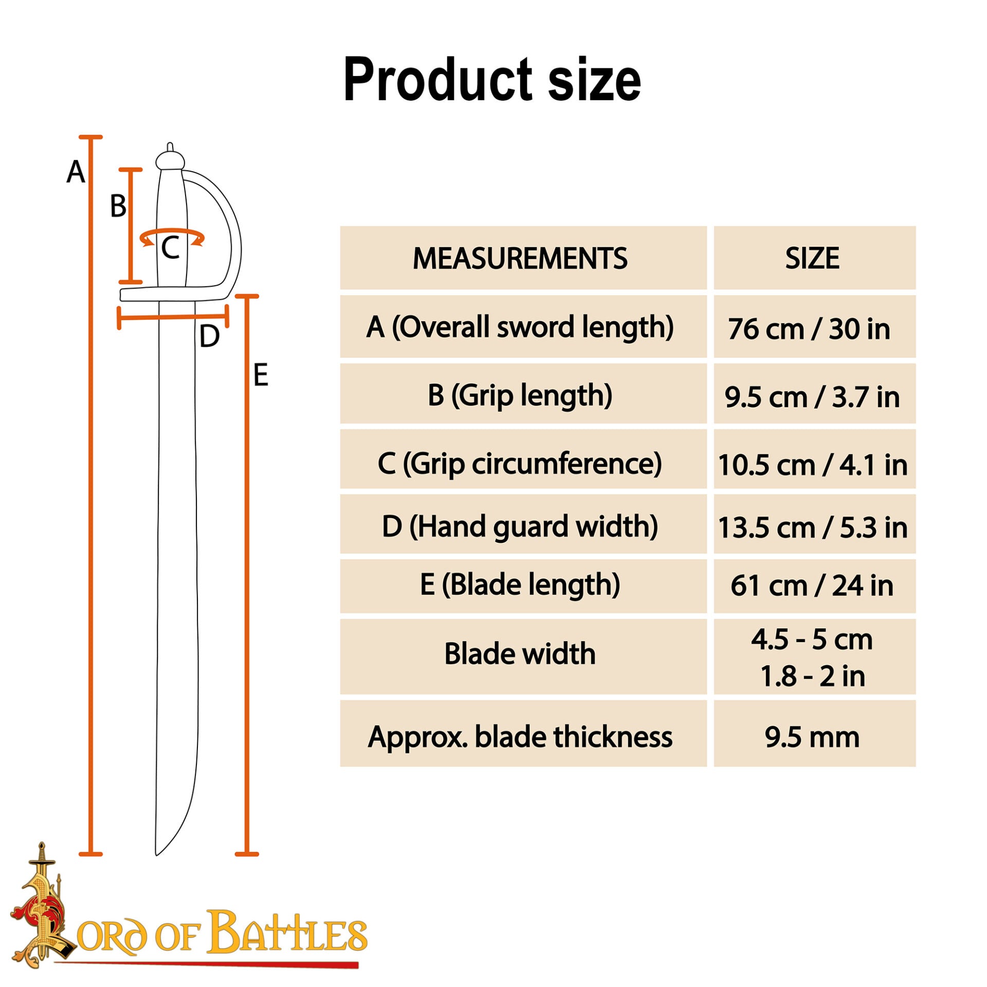 Imagen única de: Puntal de Madera Negro con Sable Pirata