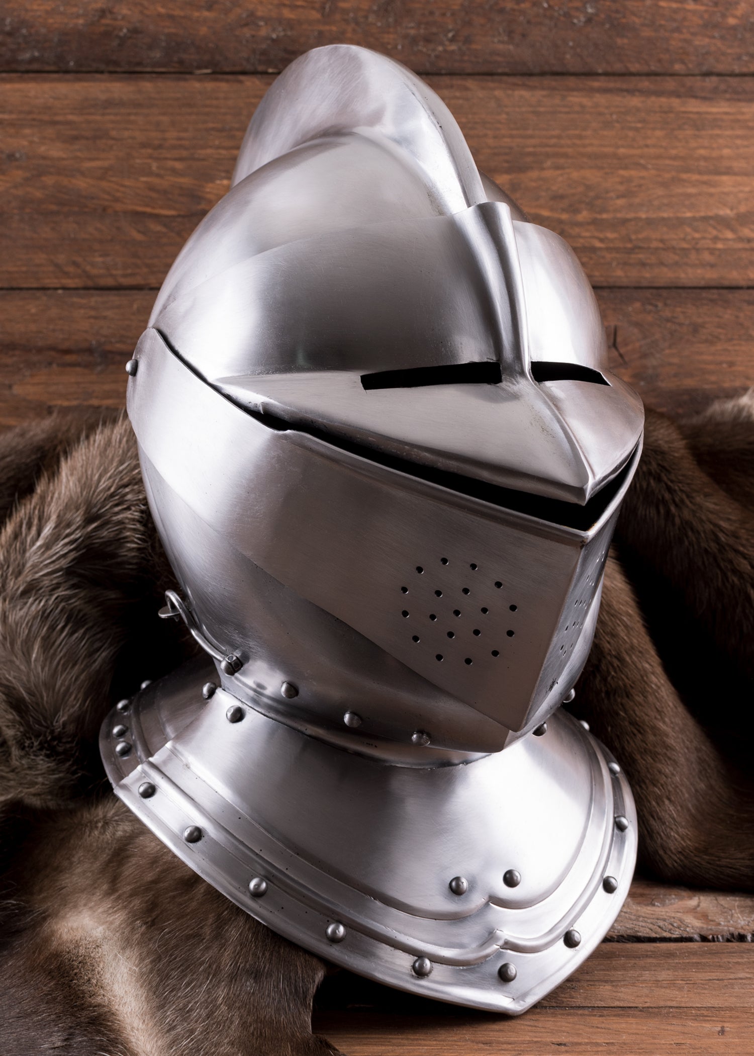 Imagen única de: Casco Cerrado Inglés, Acero De 1,6 Mm.