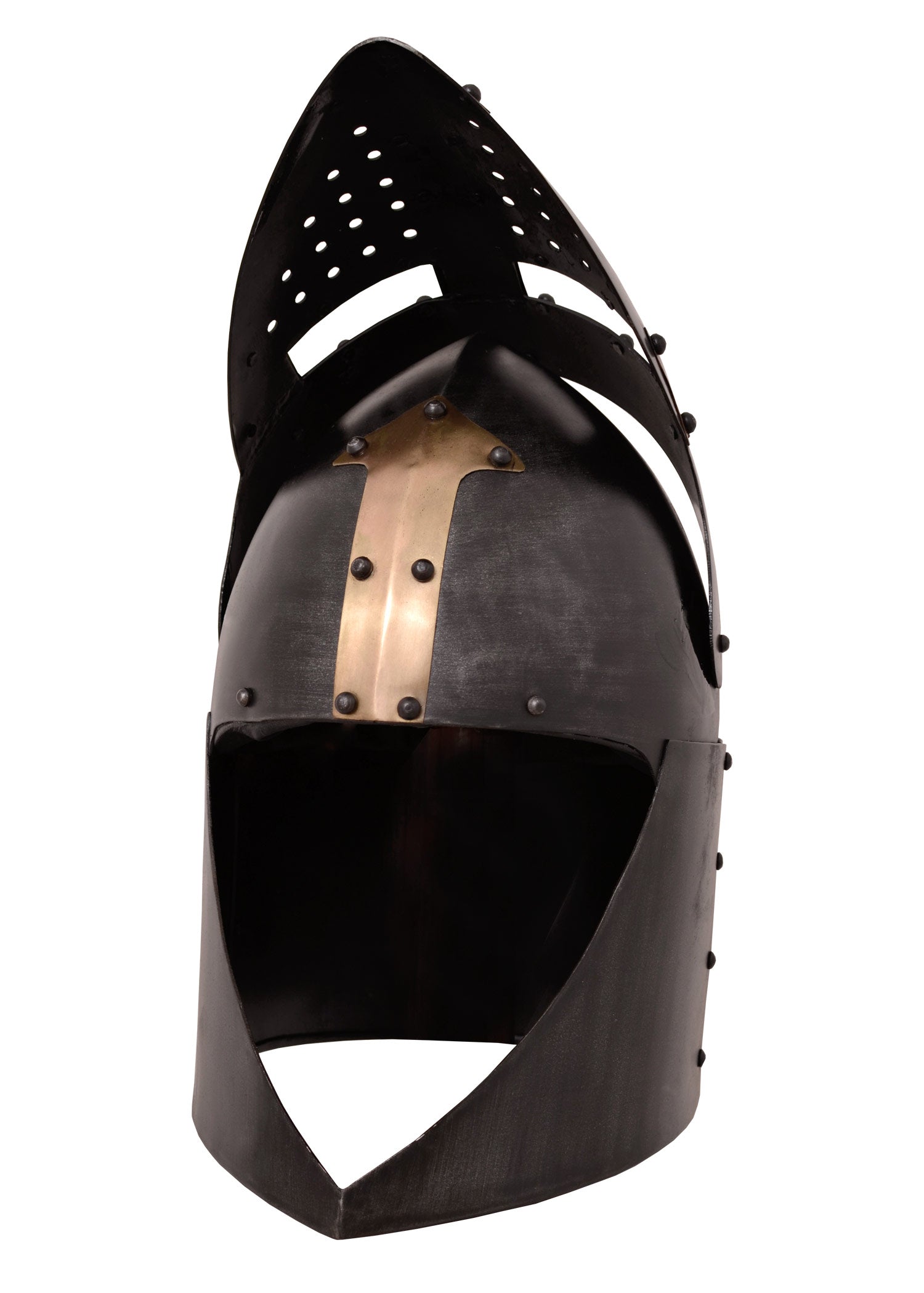 Imagen única de: Casco Superior Con Visera Plegable, Acero De 1,6 Mm, Acabado Antiguo