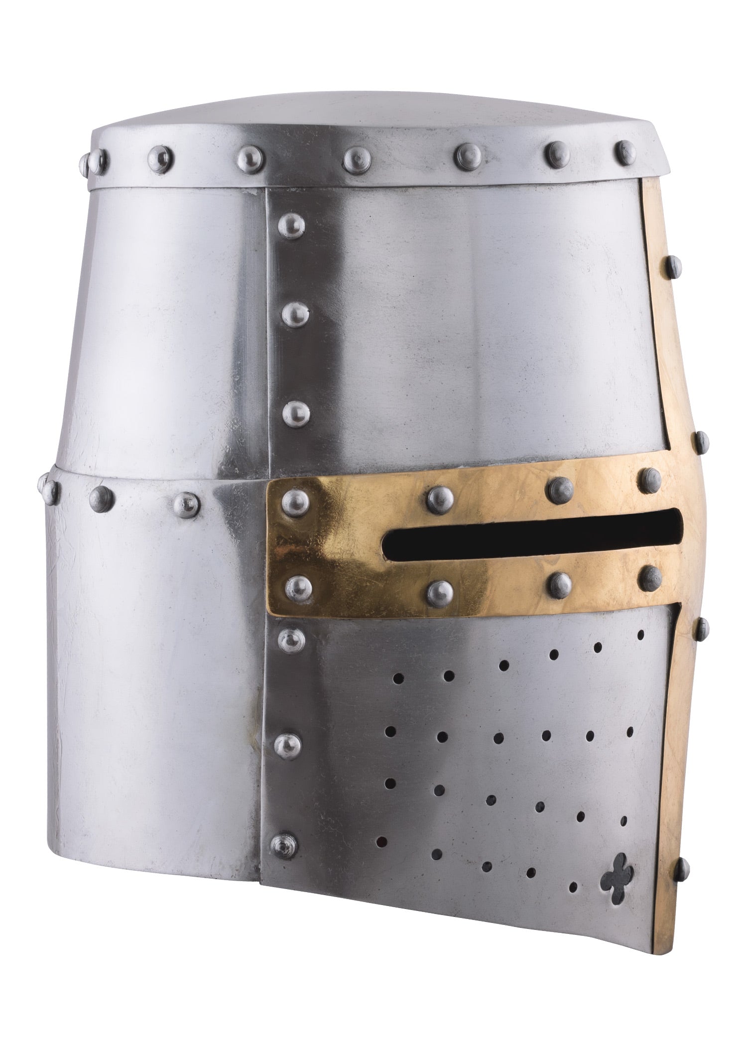 Imagen única de: Casco De Olla Grande, Siglo Xiv, Acero De 1,6 Mm.