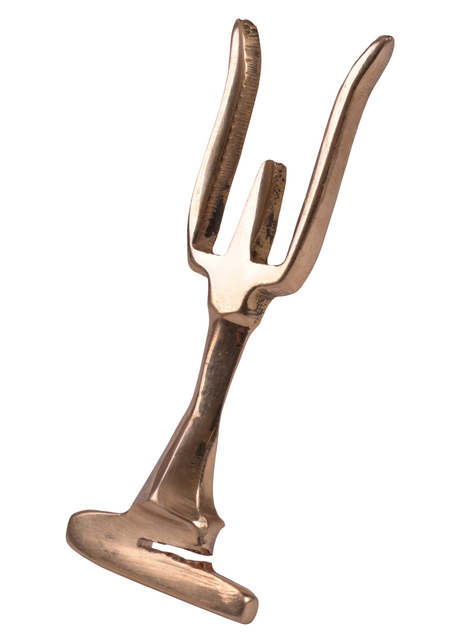 Imagen única de: Soporte Para Casquillo Metálico De Casco En Posición Horizontal (Centurión), De Latón