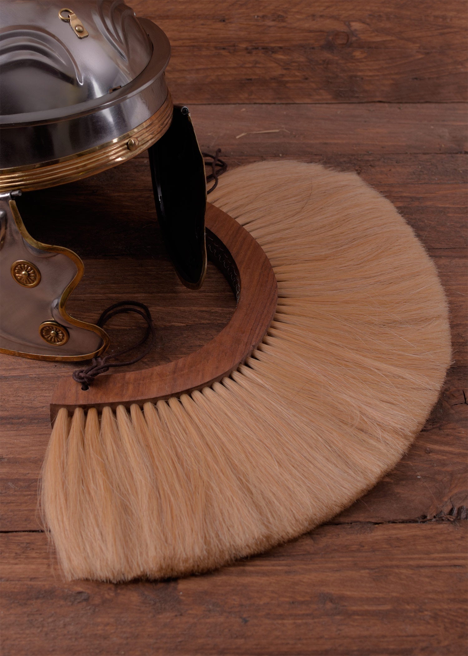 Imagen única de: Casquillo De Casco Romano De Madera, Crista, Rubio