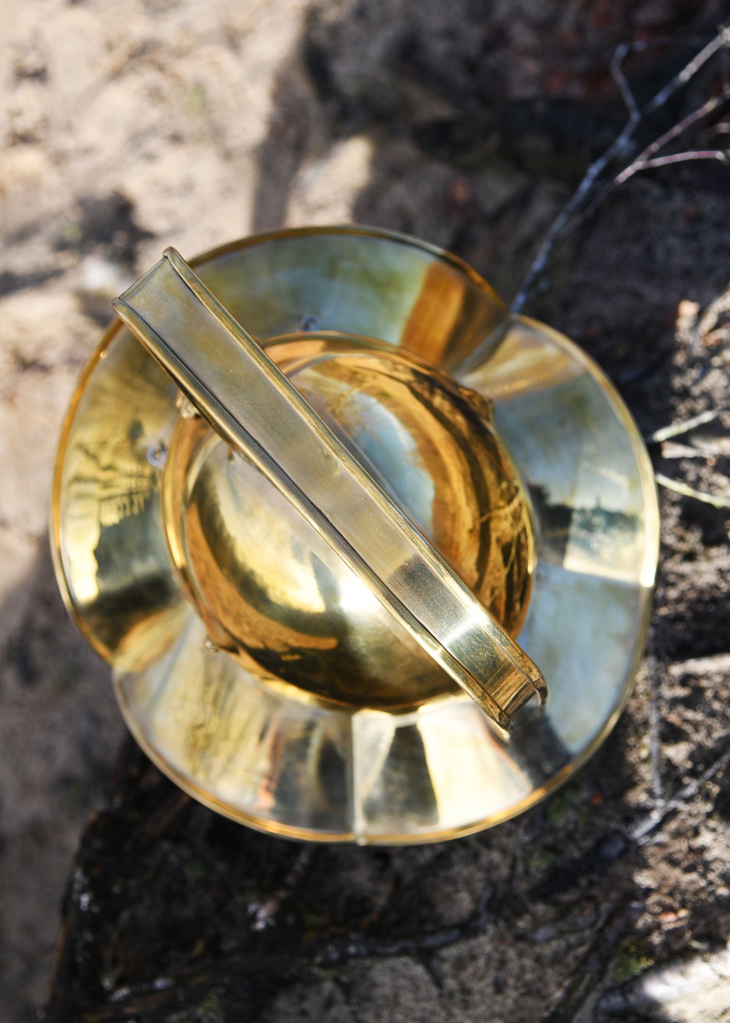 Imagen única de: Casco De Gladiador Pompeya, Latón