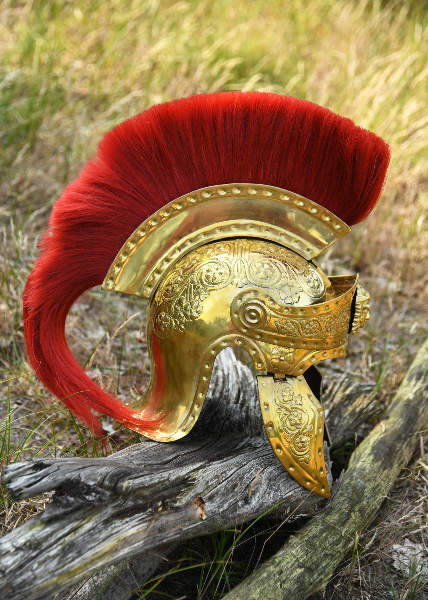 Imagen única de: Magnífico Casco De La Guardia Pretoriana Romana, Latón