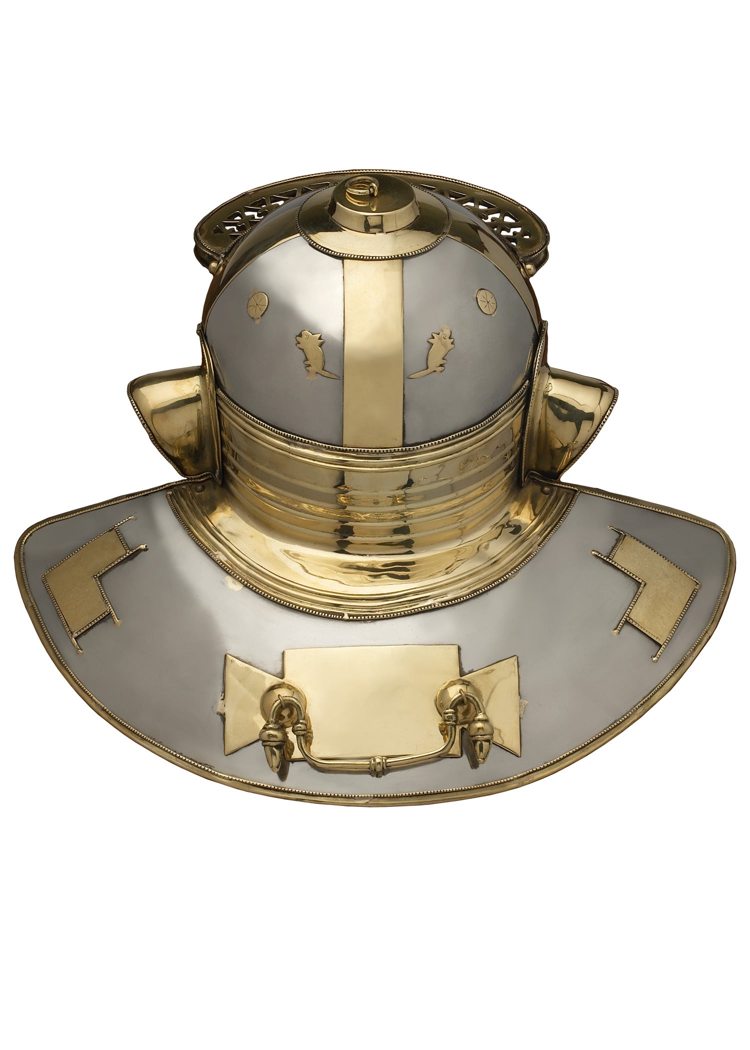 Imagen única de: Niedermörmter Italic -H-, Casco Romano, Acero Y Latón