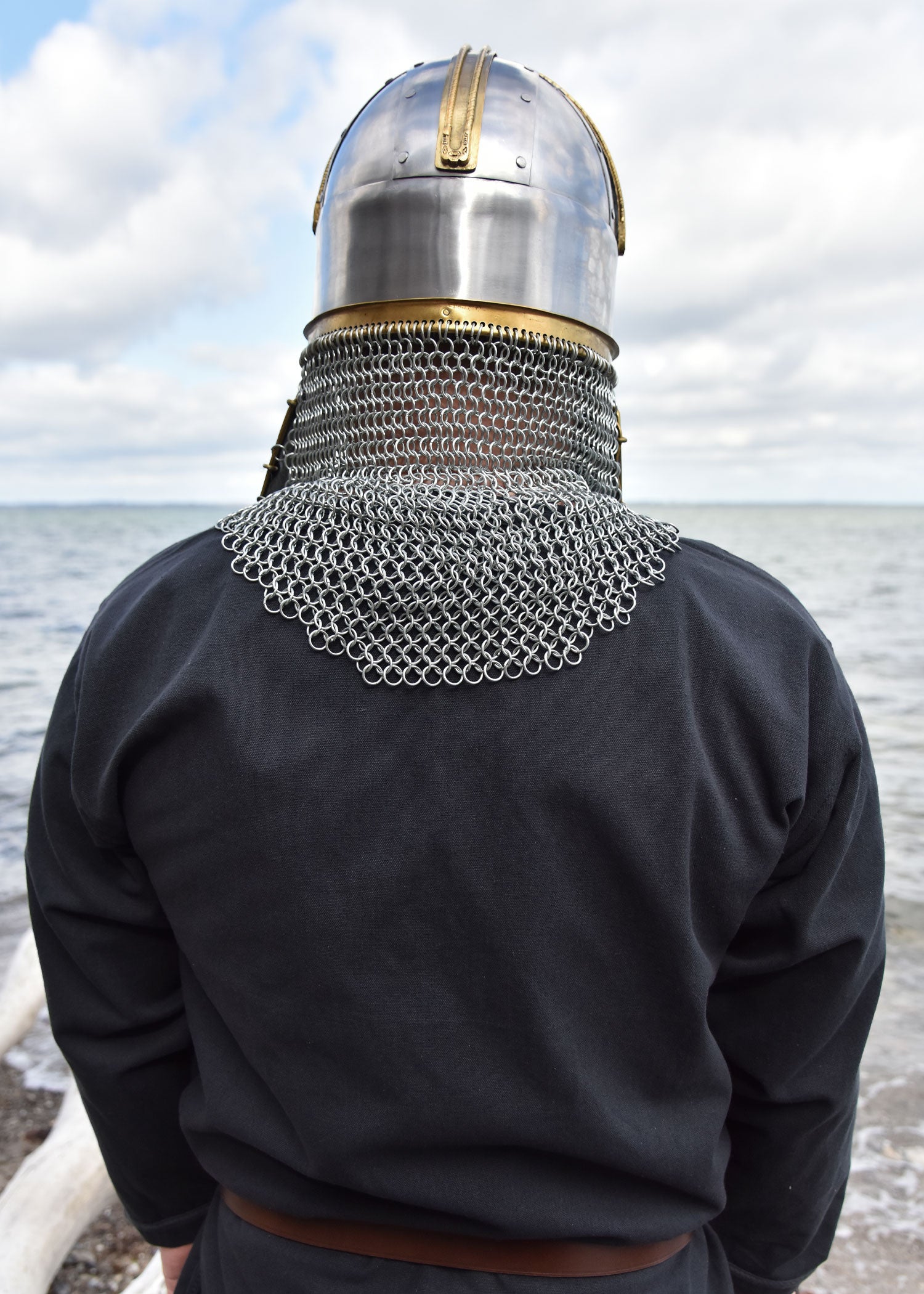 Imagen única de: Casco Coppergate, Con Cadena Sin Remachar, Acero De 1,6 Mm