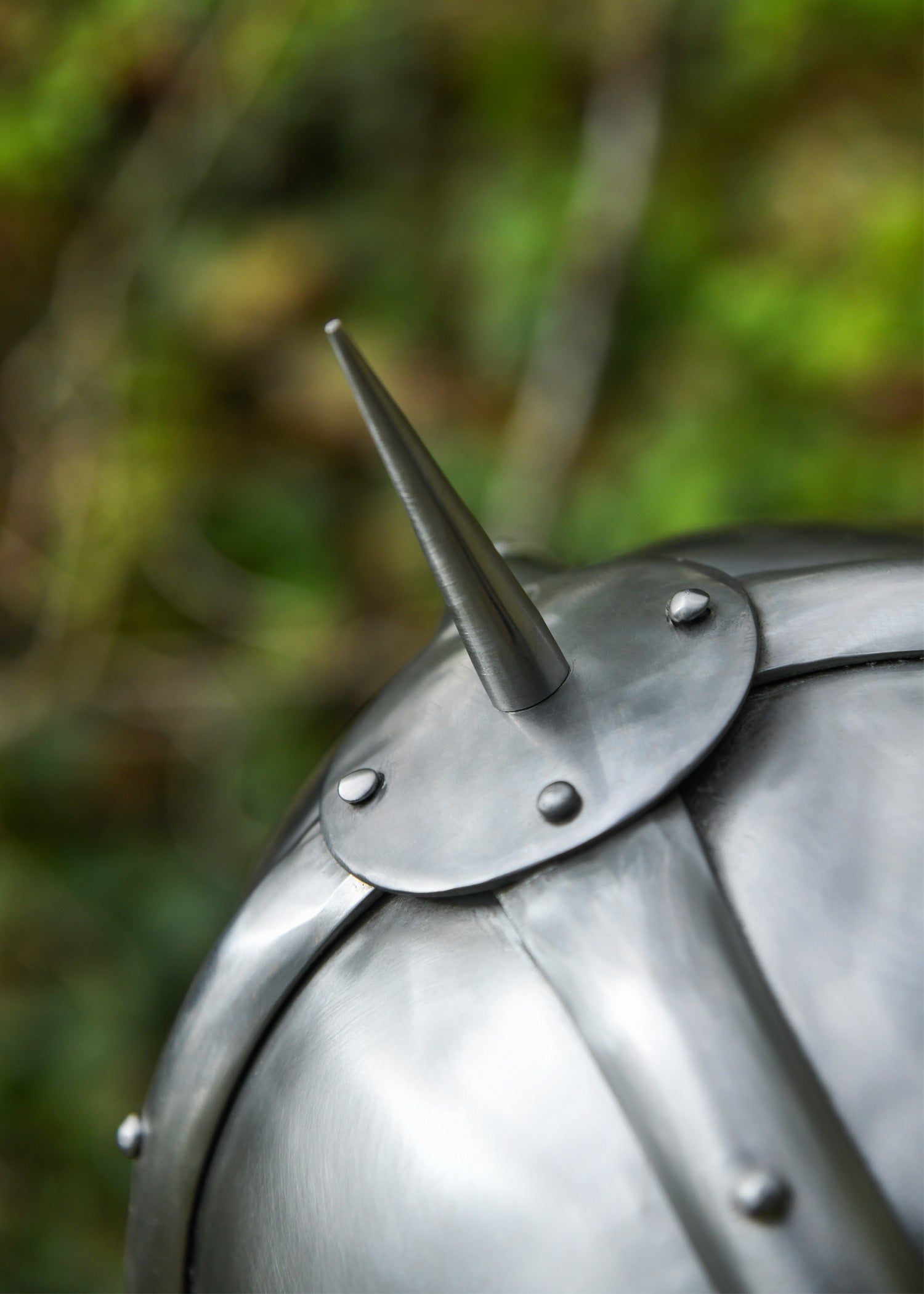 Imagen única de: Casco Vikingo Con Gafas Estilo Gjermundbu, Acero De 2 Mm