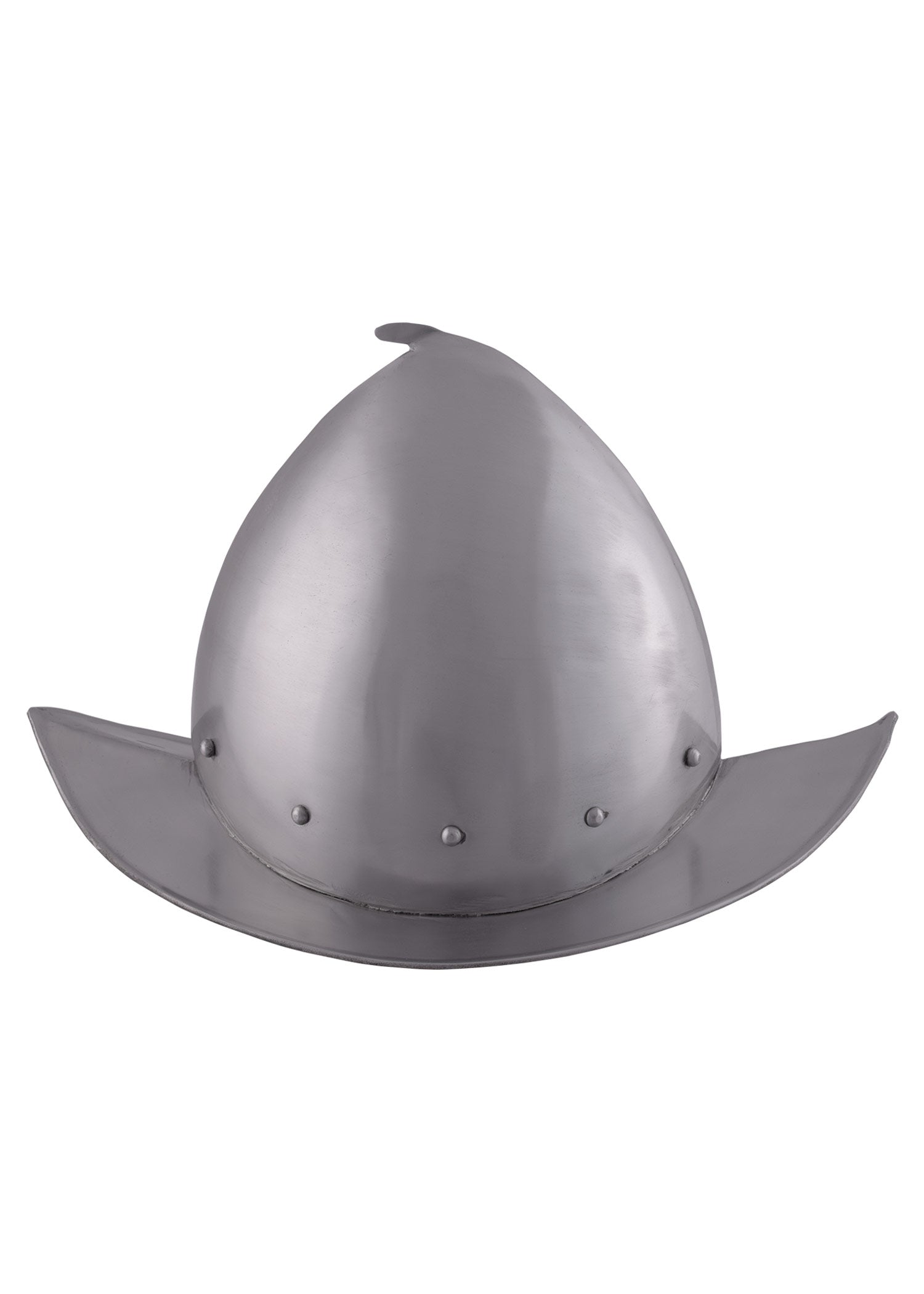 Imagen única de: Casco Morion Puntiagudo Con Forro De Cuero.