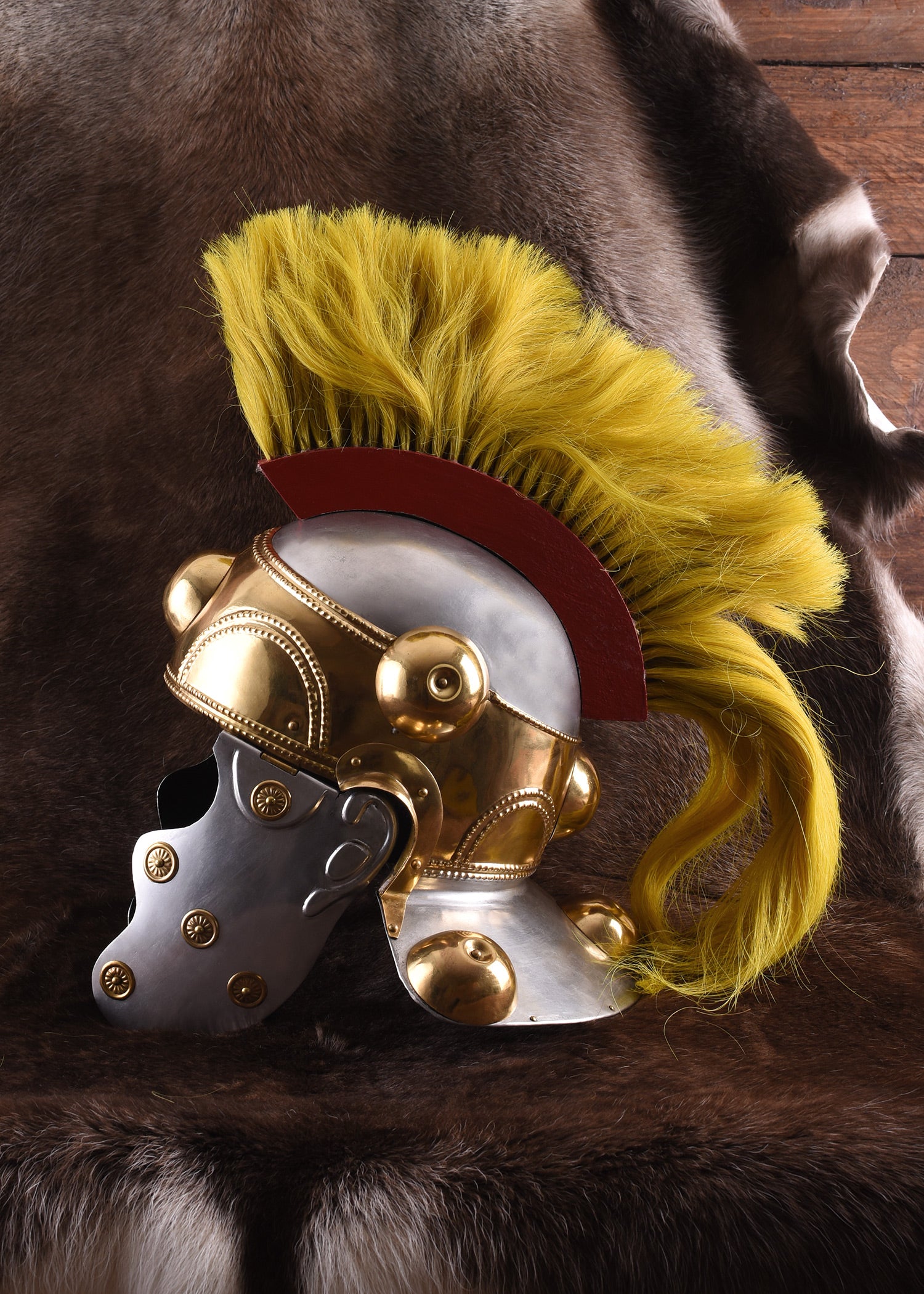 Imagen única de: Casco Witcham Gravel, Casco Auxiliar Romano, Acero De 1,2 Mm