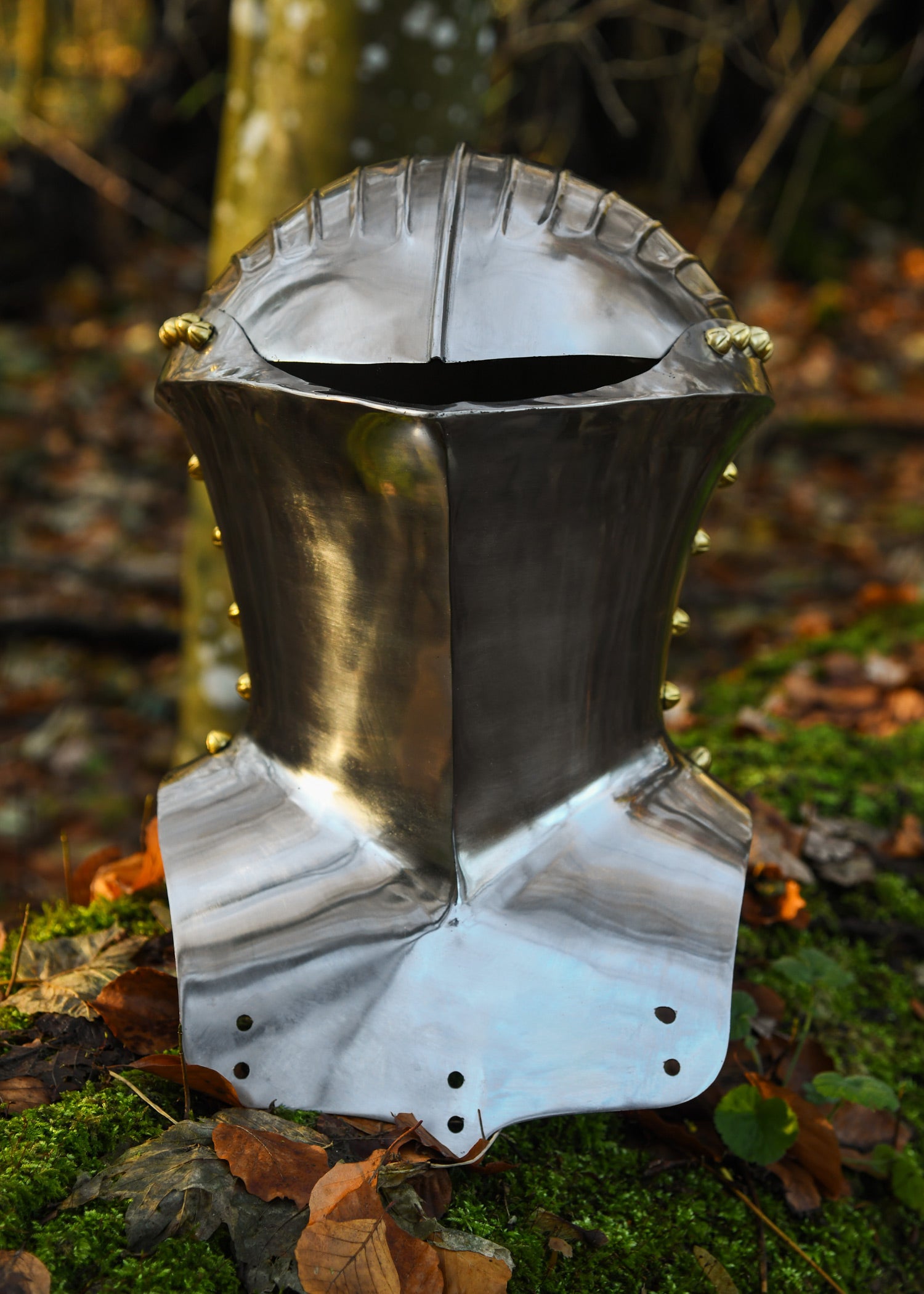 Imagen única de: Casco Perforador Alemán, Alrededor De 1500, Acero De 1,6 Mm