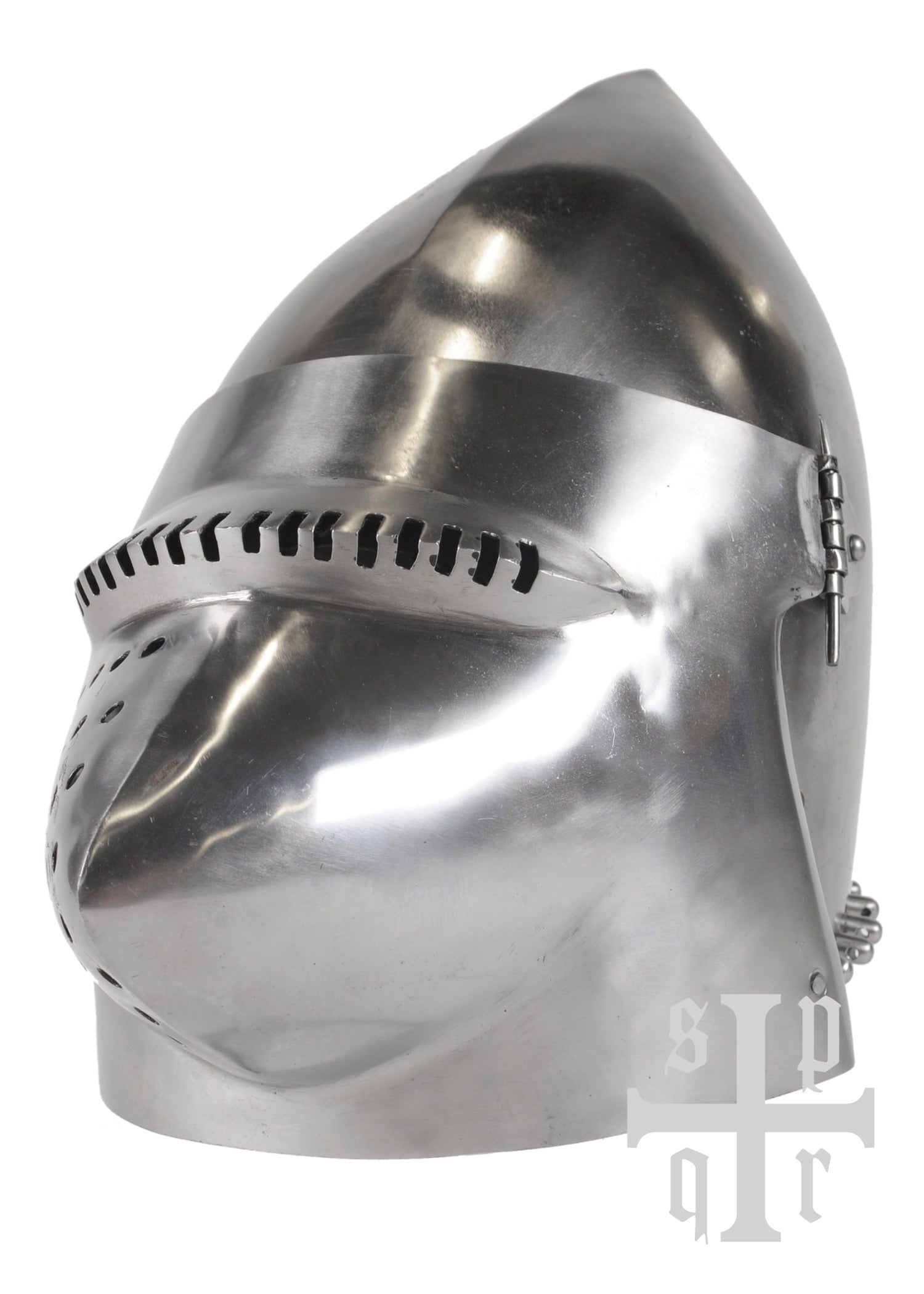 Imagen única de: Hundsgugel, Casco Medieval, Castillo De Churburg Aprox. 1395, Acero De 1,2 Mm.