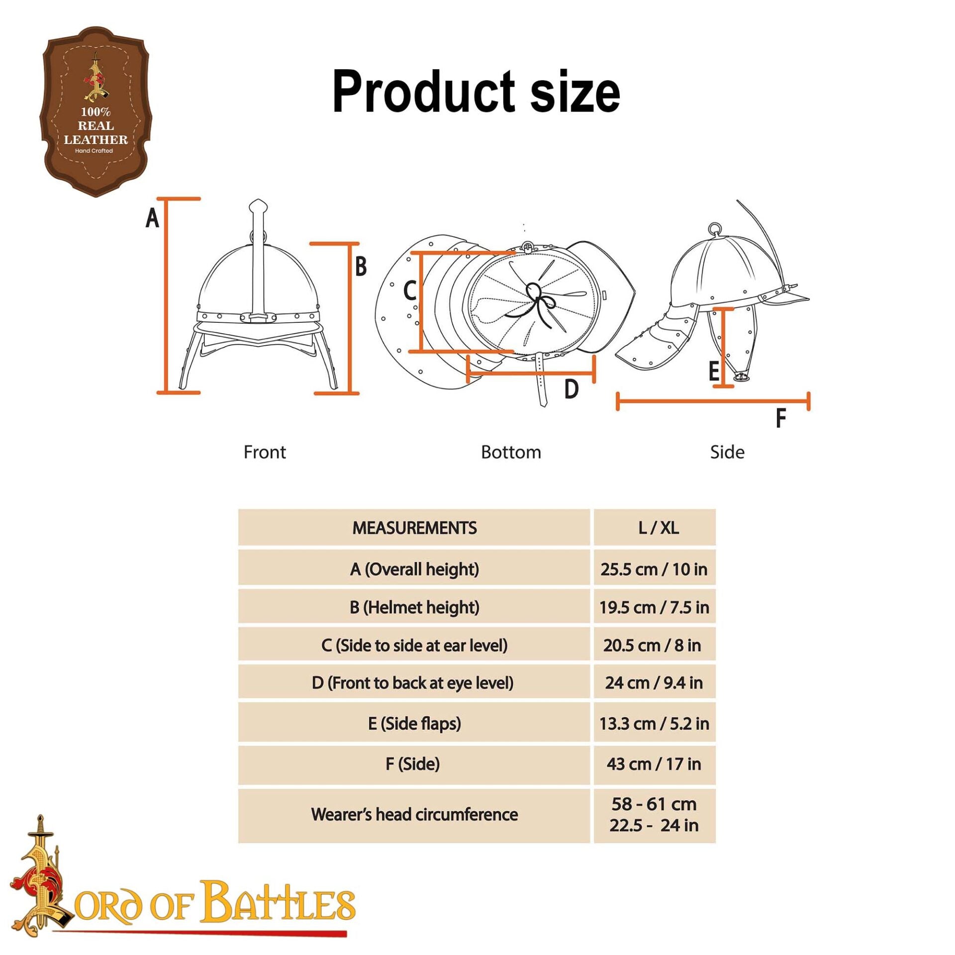 Imagen única de: Auténtico Casco Medieval con Cola de Langosta - Acero de Calibre 16 con Forro Acolchado para Larp y Exhibición