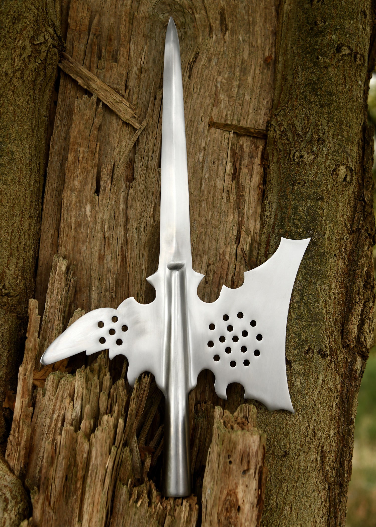 Alabarda Alemana Acero al Carbono Renacimiento - Tienda Medieval.