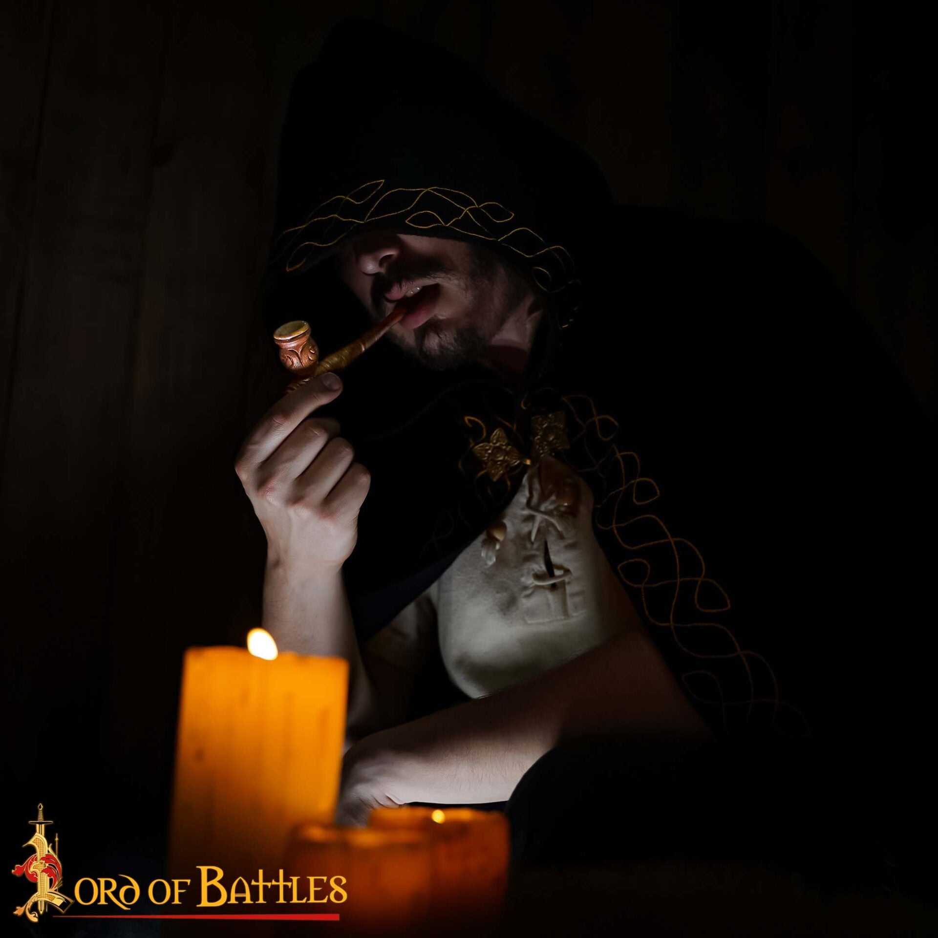 Imagen única de: Mini Pipa de Madera de Bolsillo de Madera Tallada a Mano con Grabado Vintage