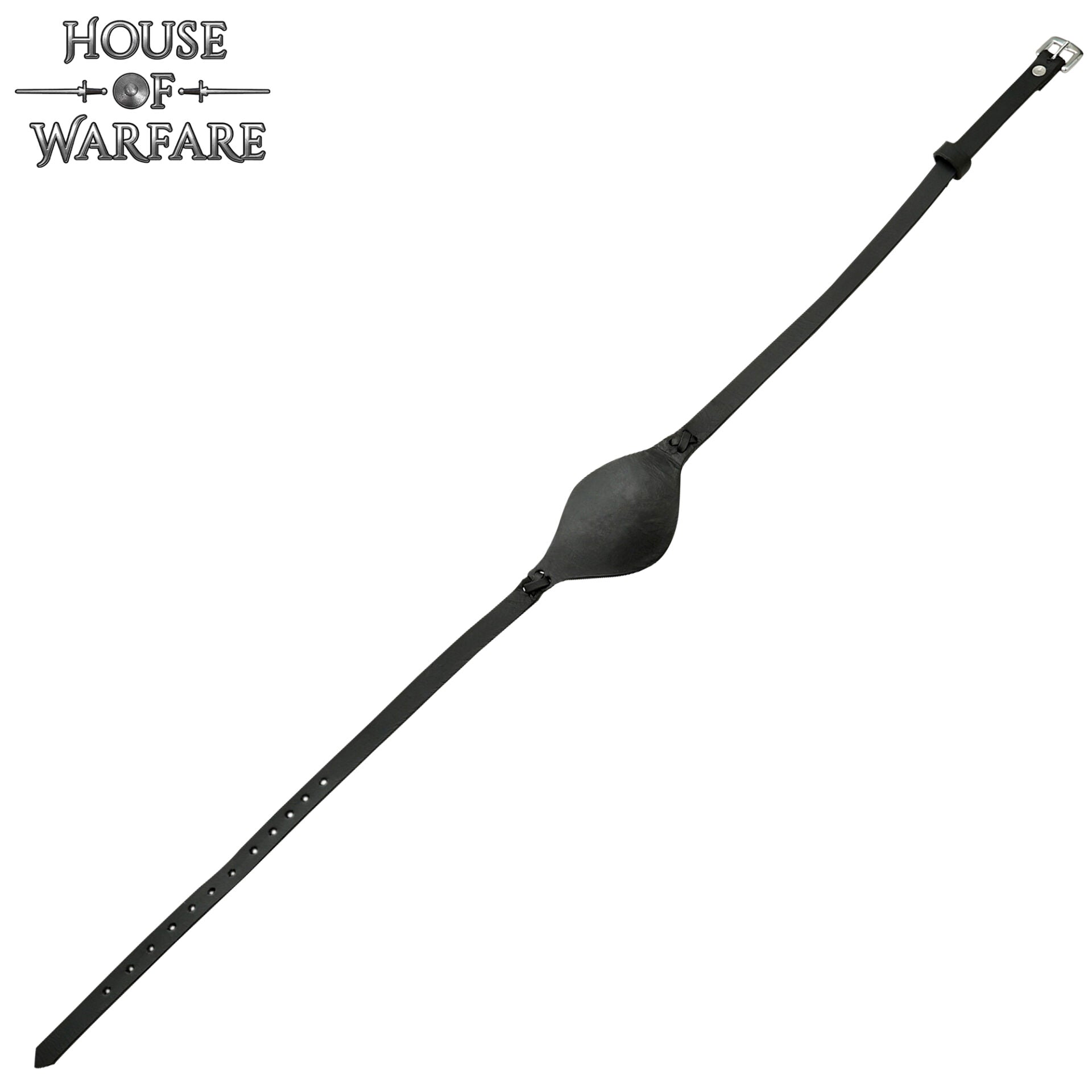 Imagen única de: Parche Ocular Pirata de Cuero Auténtico - Cubreojos Negro Ajustable para Disfraces, Larp y Temas Piratas