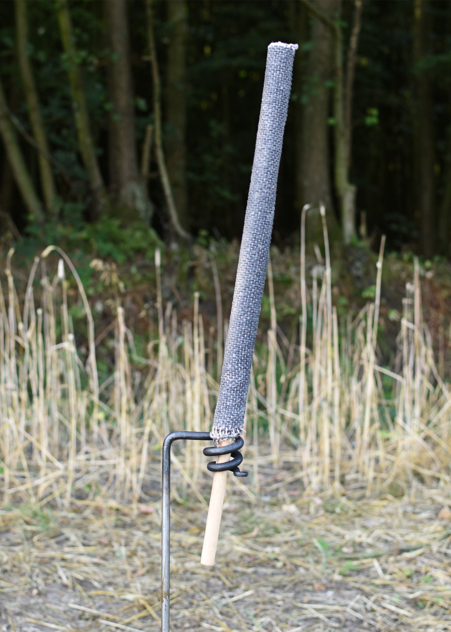 Imagen única de: Porta Antorcha De Acero, Forjado A Mano.
