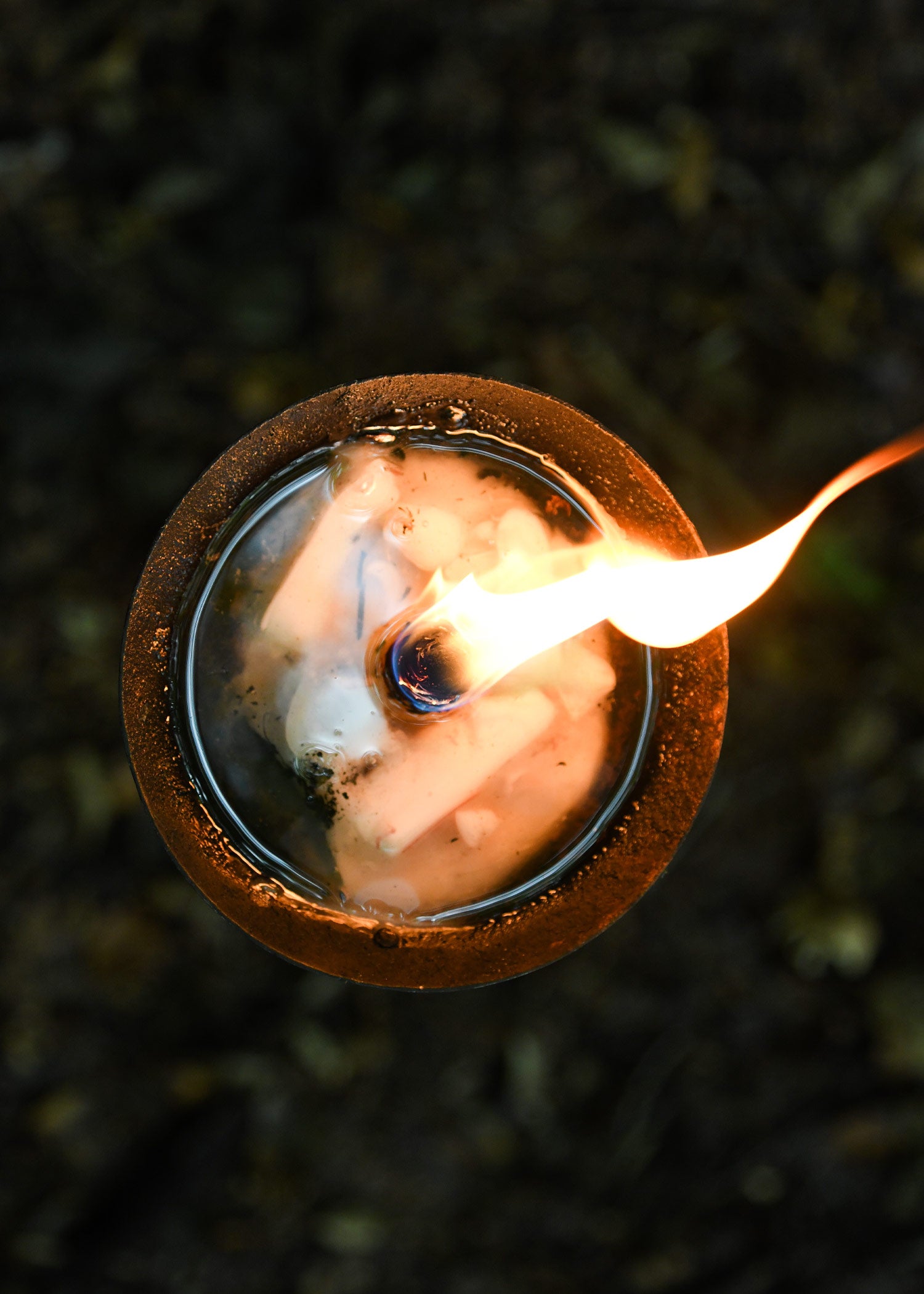 Imagen única de: Lámpara Oseberg, Forjada A Mano.