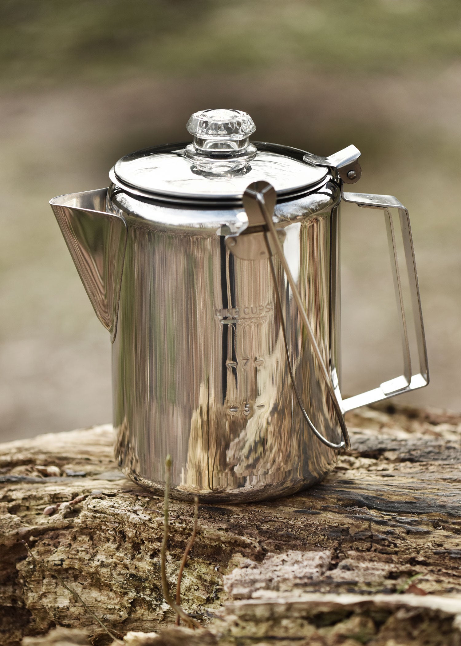 Imagen única de: Cafetera De Acero Inoxidable Con Percolador, Para 9 Tazas.