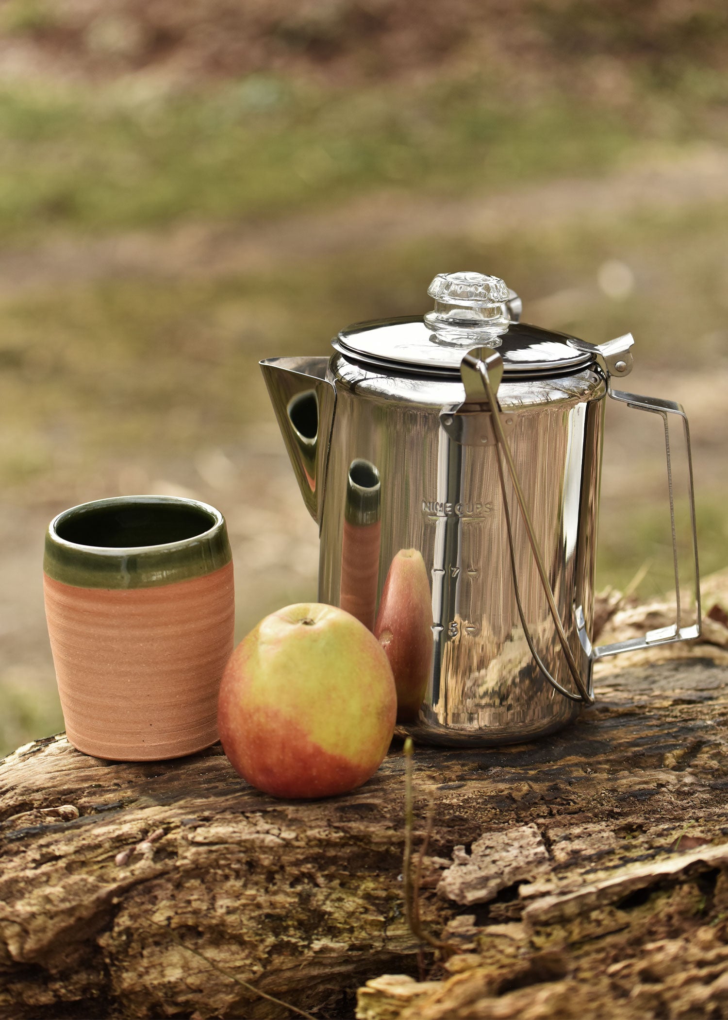 Imagen única de: Cafetera De Acero Inoxidable Con Percolador, Para 9 Tazas.