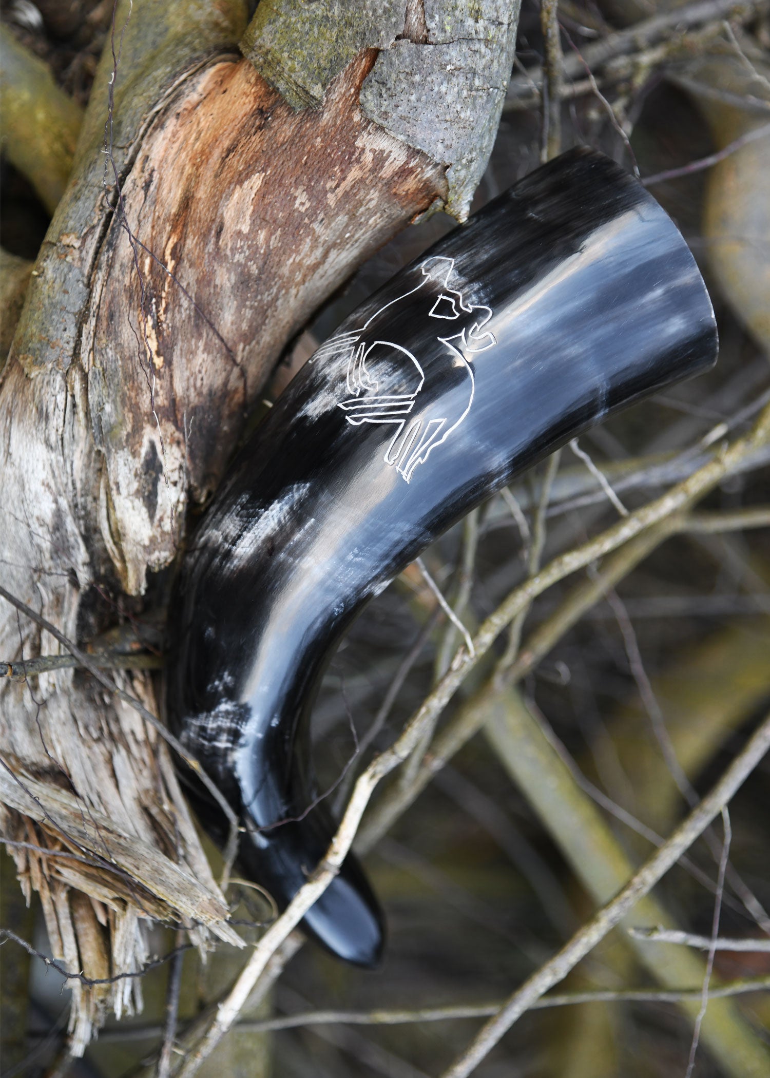 Imagen única de: Cuerno Para Beber Con Soporte - Odín Monta A Sleipnir