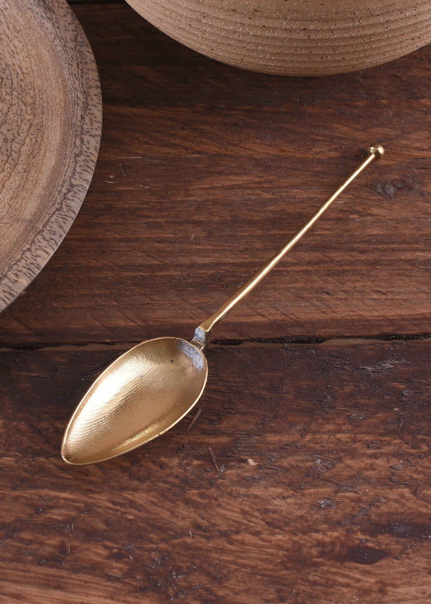 Imagen única de: Ligula, Cuchara Romana De Latón.