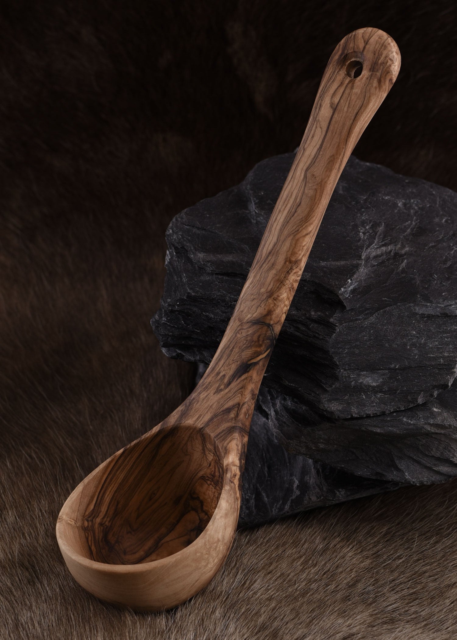 Imagen única de: Cucharón De Madera De Olivo, Aprox. 26 Cm.