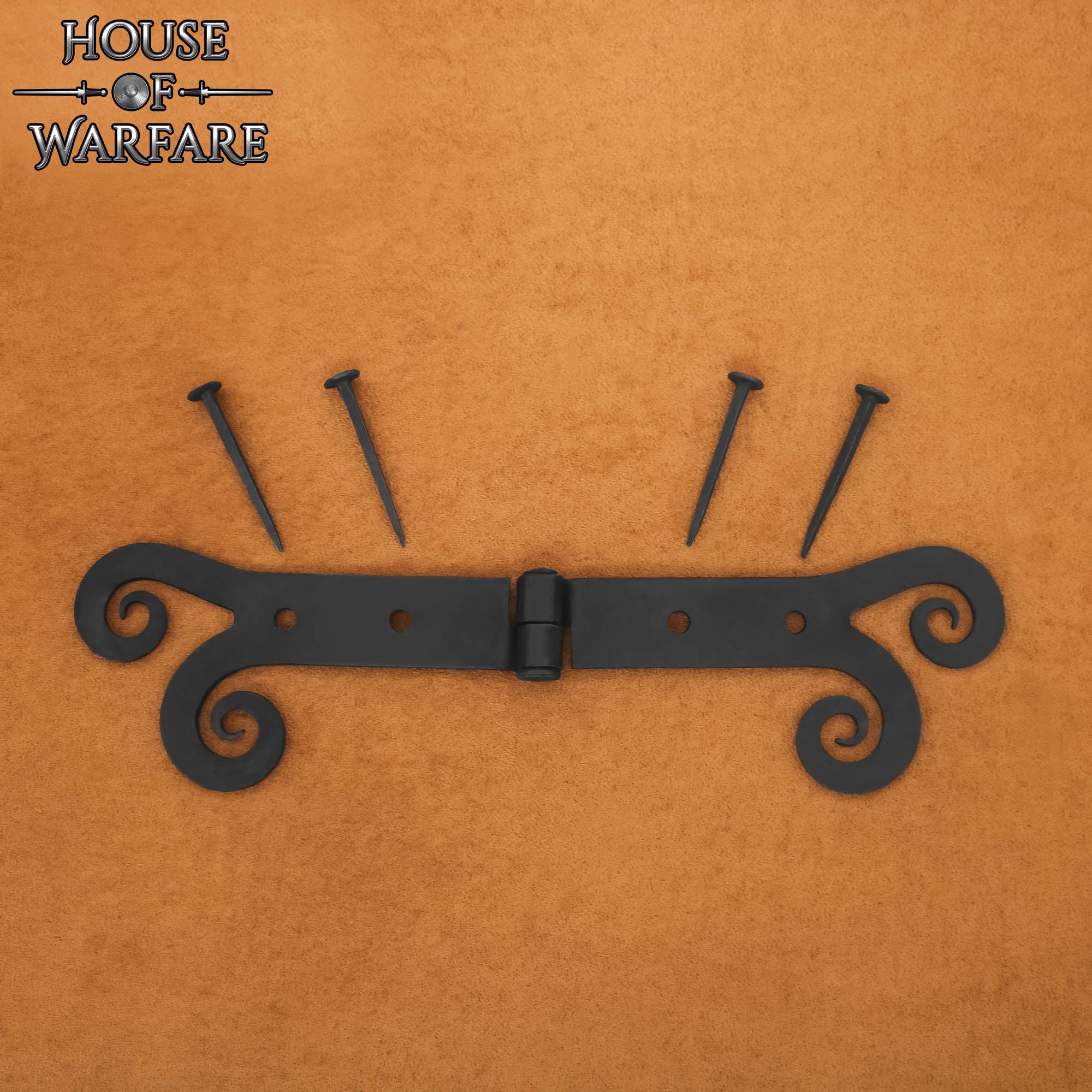 Imagen única de: Clavos Medievales Forjados a Mano para Escudos - Juego de 10 Piezas