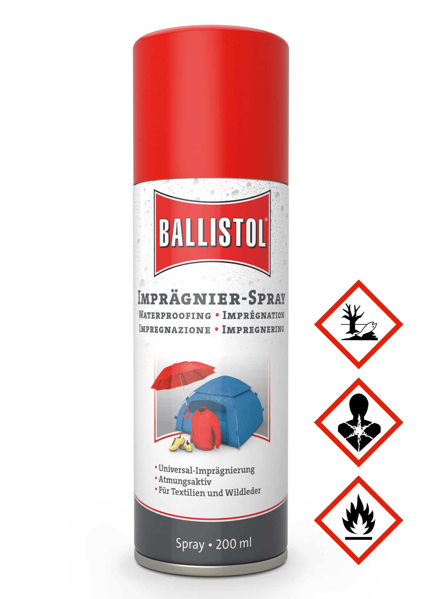Imagen única de: Spray Impermeabilizante Ballistol Pluvonin, 200 Ml