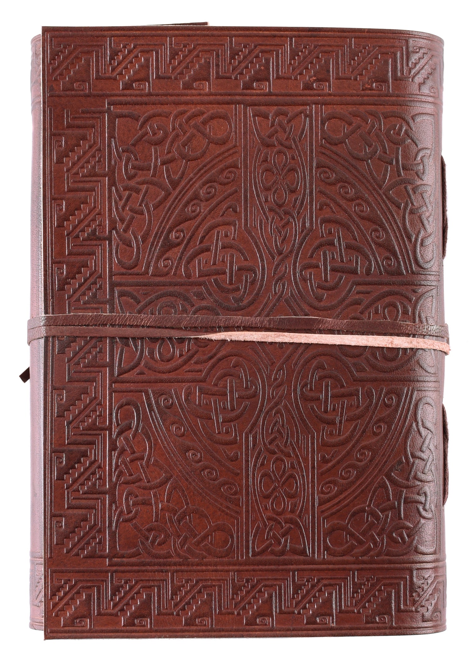 Imagen única de: Libro De Cuero Con Pentagrama, Aprox. 21 X 14 Cm.