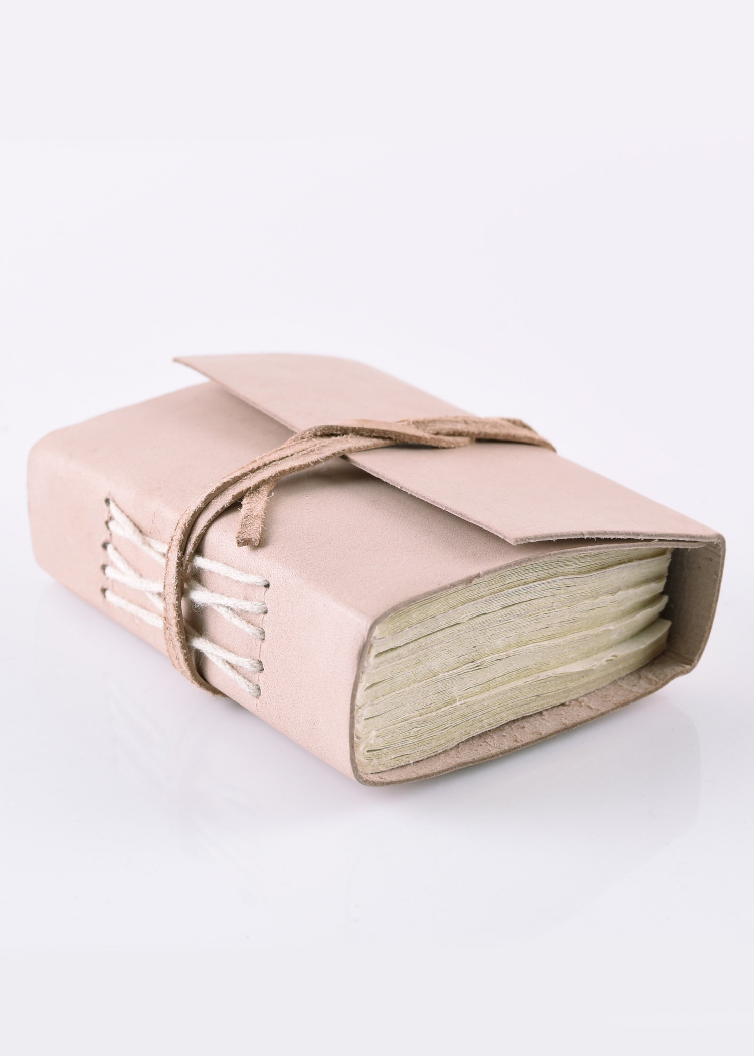 Imagen única de: Libreta Pequeña Con Tapa De Piel, Color Natural, 200 Páginas