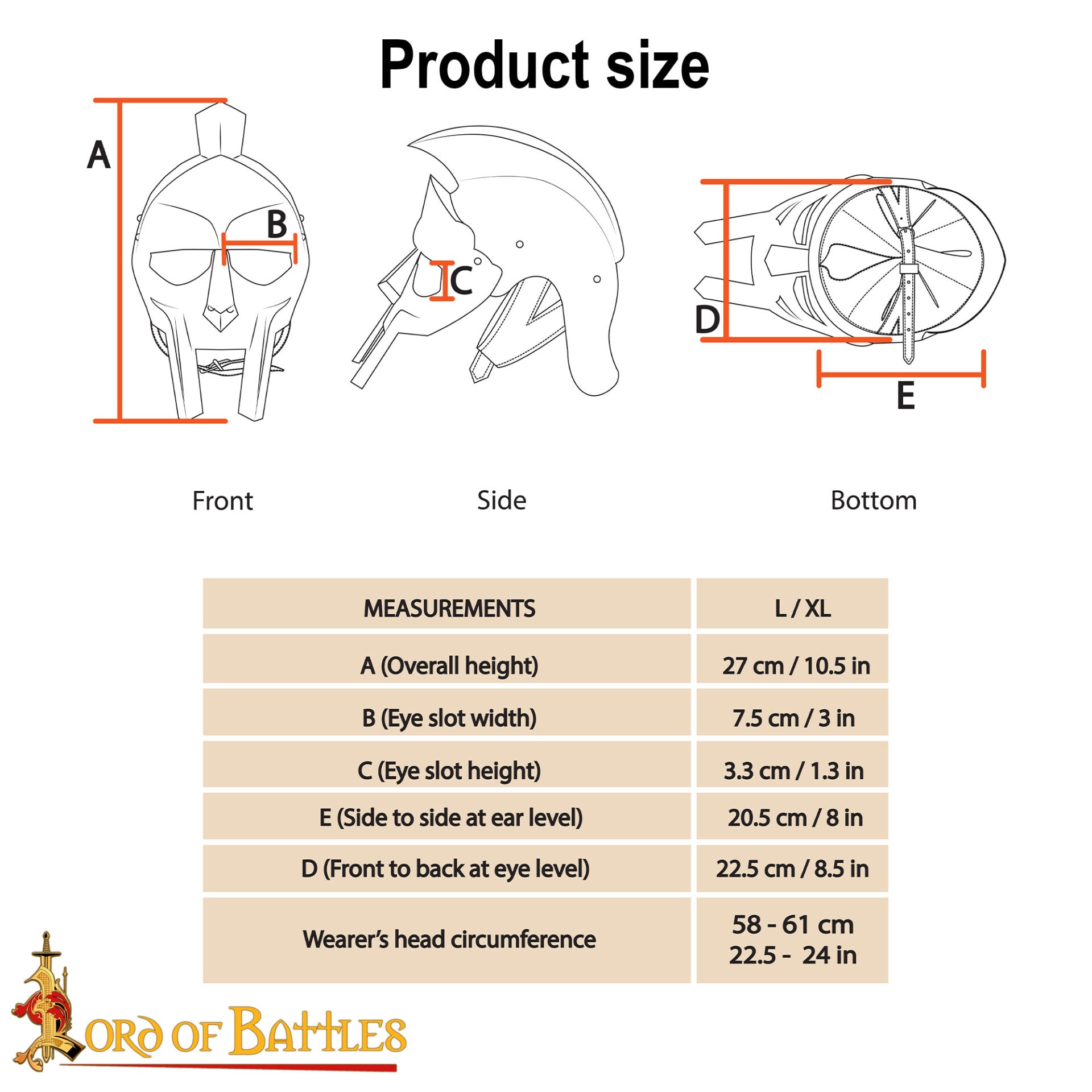 Imagen única de: Casco de Gladiador Maximus - Acero Pulido con Forro de Cuero Armadura de Gladiador Romano