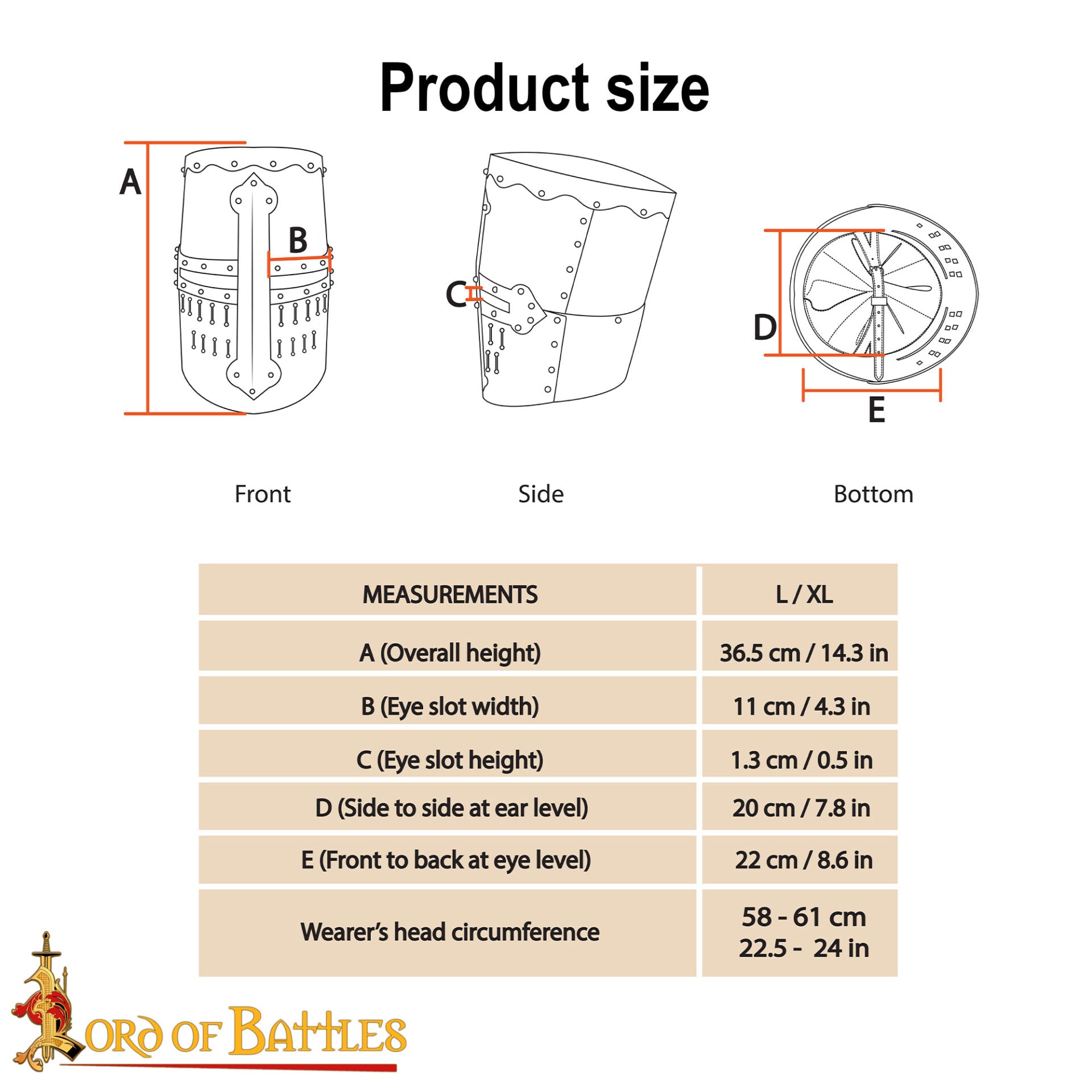 Imagen única de: Gran Yelmo / Yelmo de Olla del Siglo Xiii, Calibre 16
