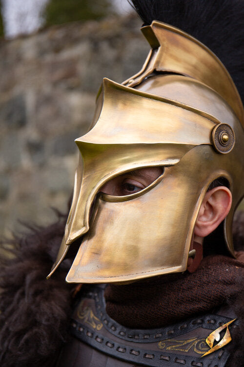 Imagen única de: Casco Corintio Con Pluma