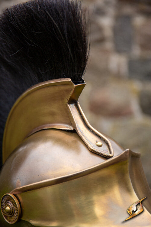 Imagen única de: Casco Corintio Con Pluma