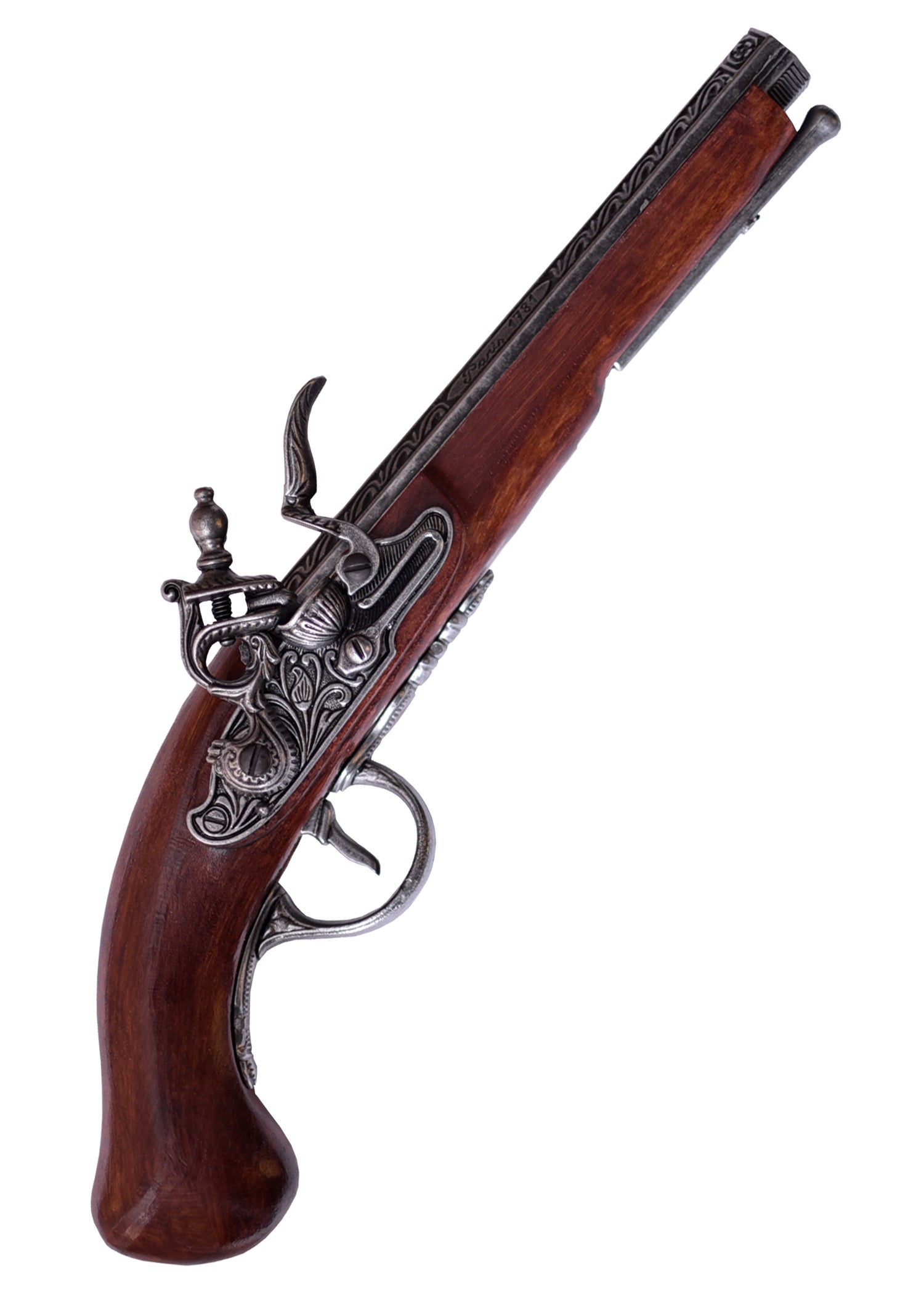 Imagen única de: Pistola De Chispa Francesa, Siglo Xviii, Réplica.