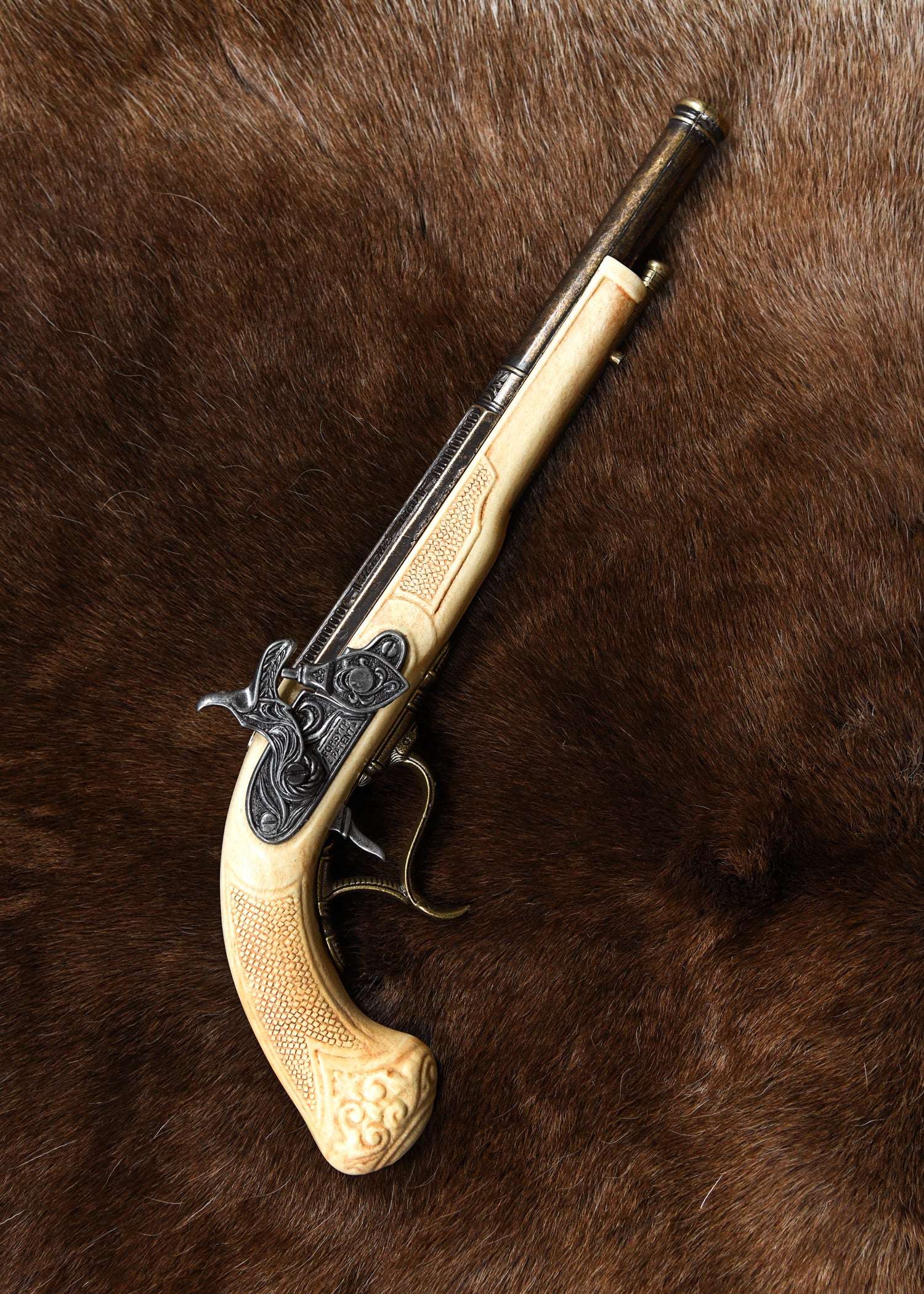 Imagen única de: Pistola Con Cerradura De Percusión, Réplica.