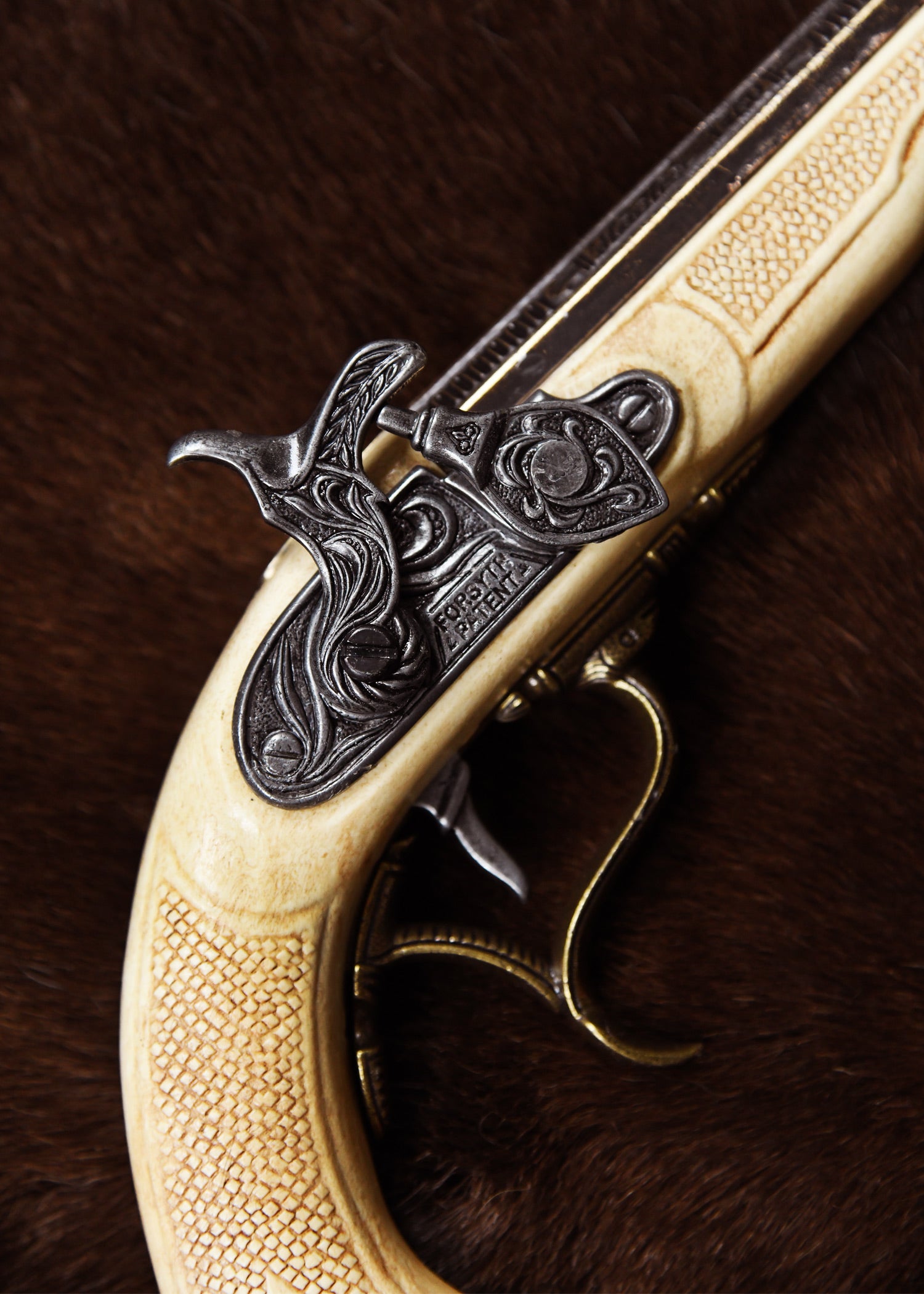 Imagen única de: Pistola Con Cerradura De Percusión, Réplica.