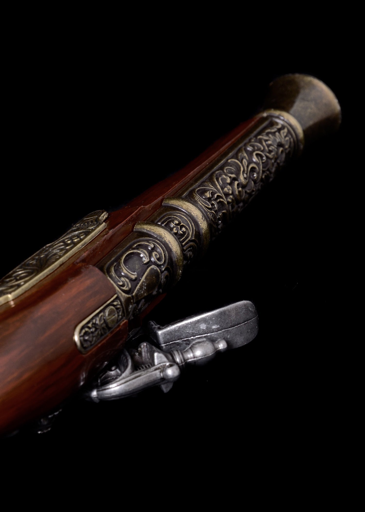 Imagen única de: Pistola De Chispa Pirata, Siglo Xviii, Latón, Réplica