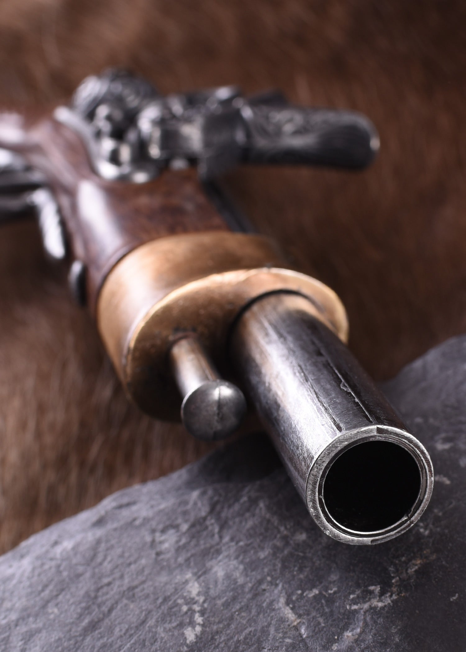 Imagen única de: Pistola De Chispa De La Caballería Francesa, Siglo Xix, Réplica