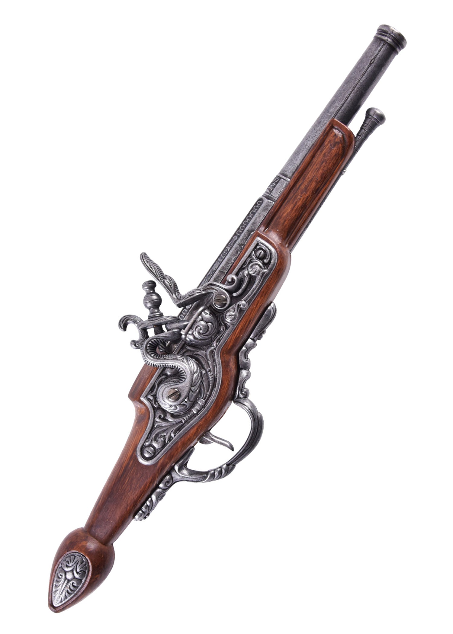 Imagen única de: Pistola De Chispa Recta, Siglo Xviii, Réplica.